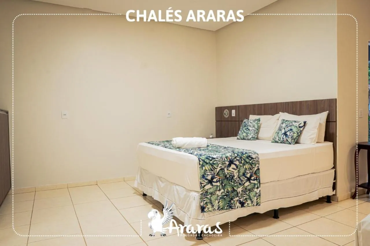 Bed in Pousada Renascer Park