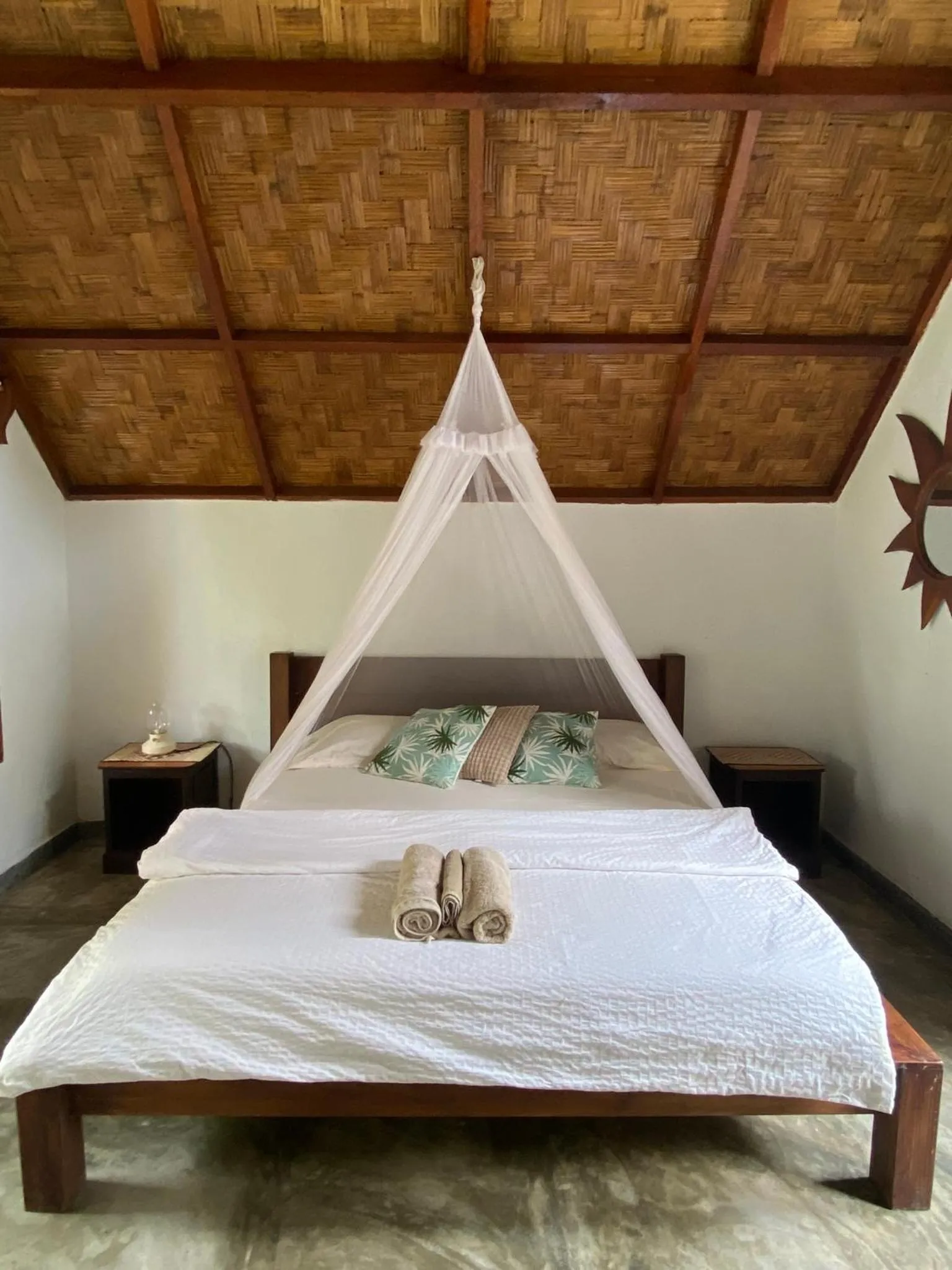Bed in Villa Paradise - Bukit Lawang