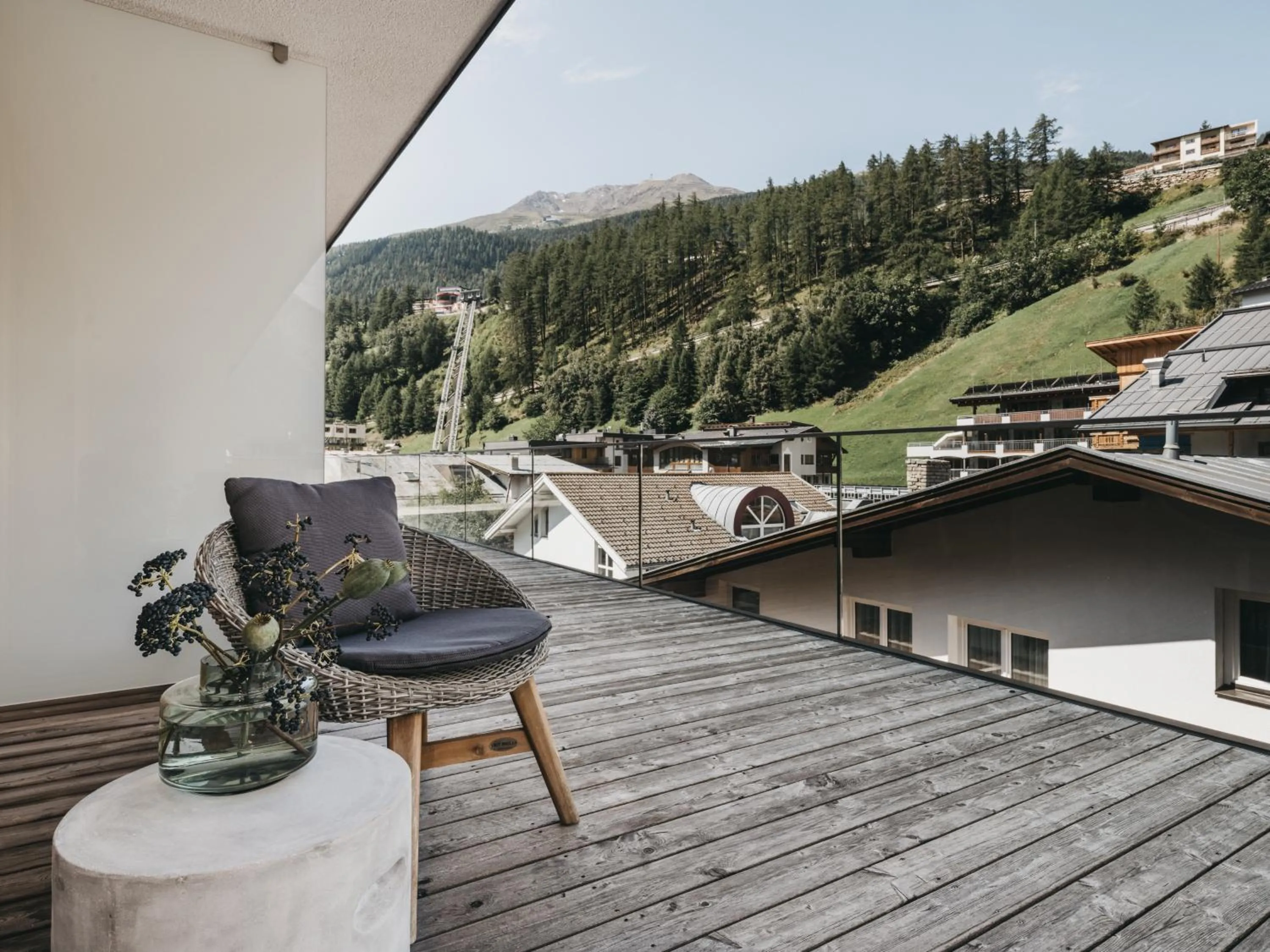 Balcony/Terrace in VAYA Sölden inkl Ötztal Inside Summer Card
