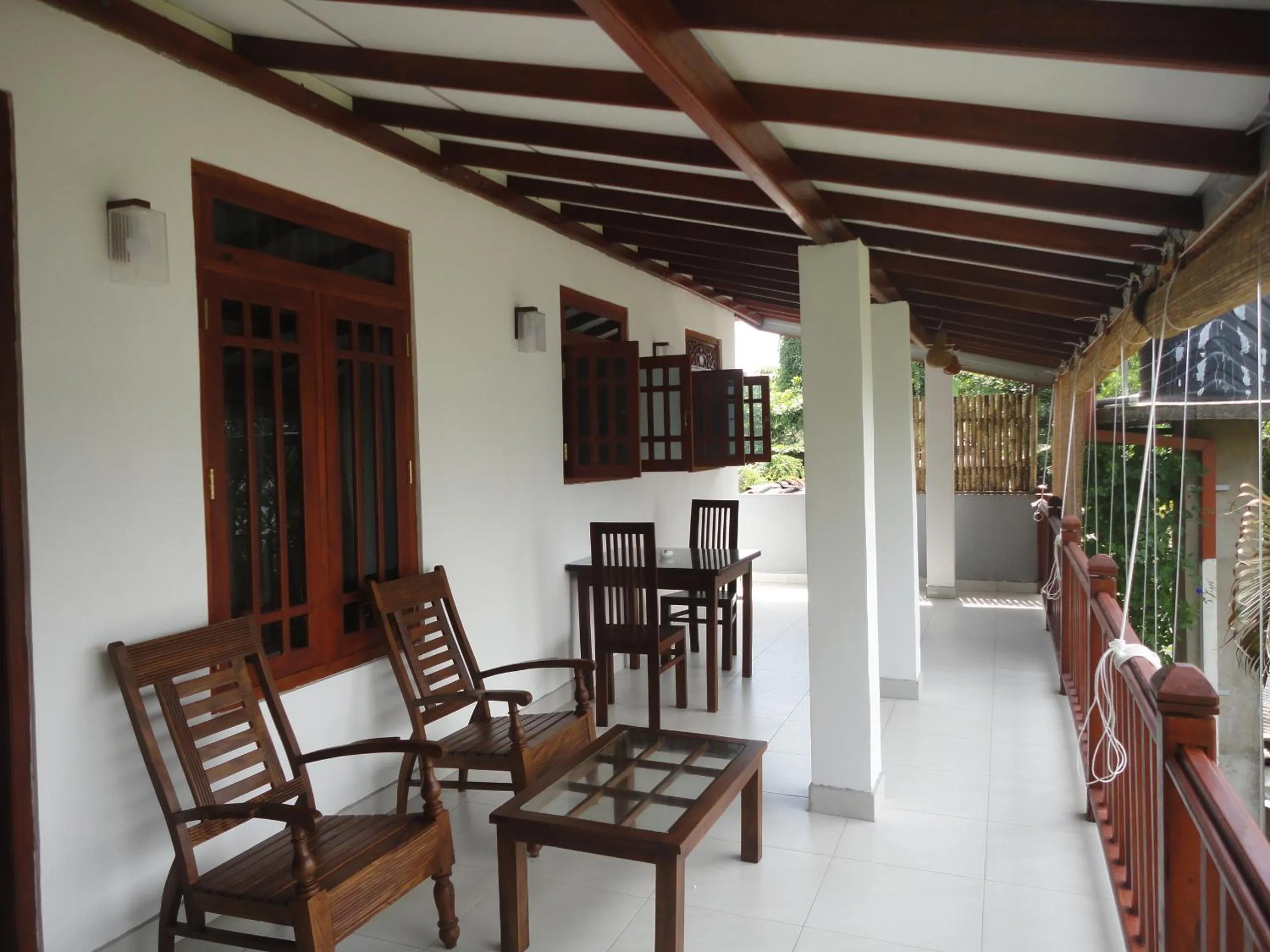 Seating area in Sapara River Guest