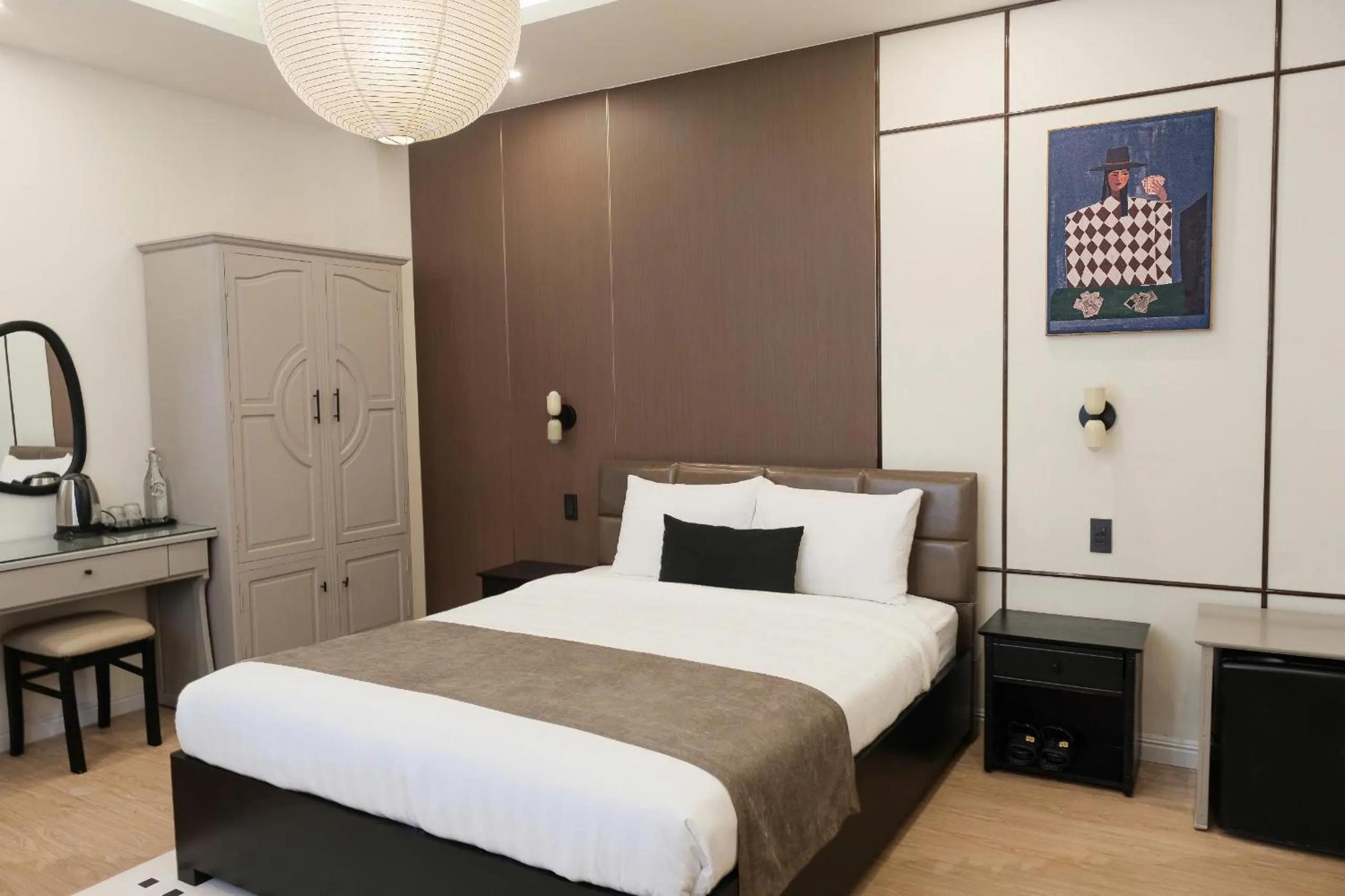 Bed in Ngoc Trai Vang Hotel