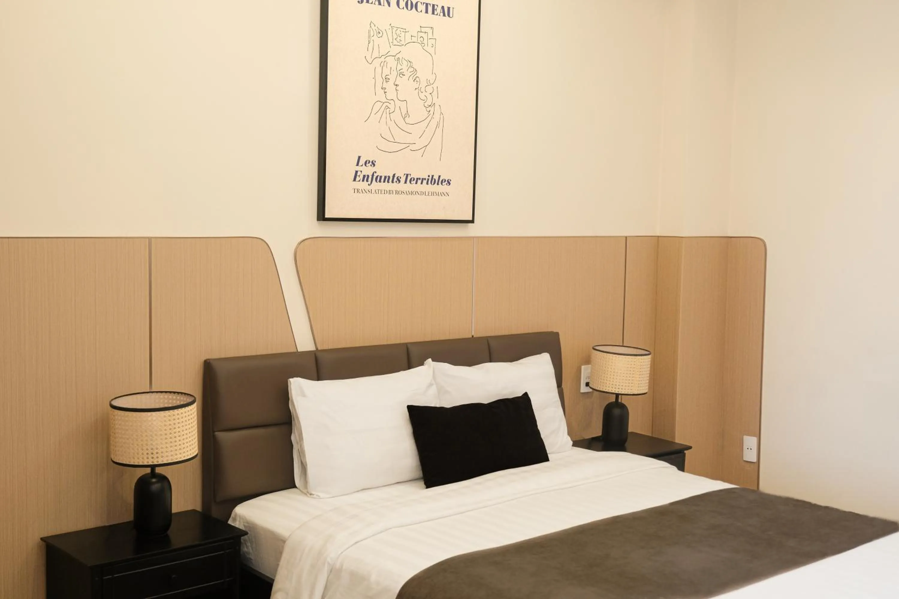 Bed in Ngoc Trai Vang Hotel