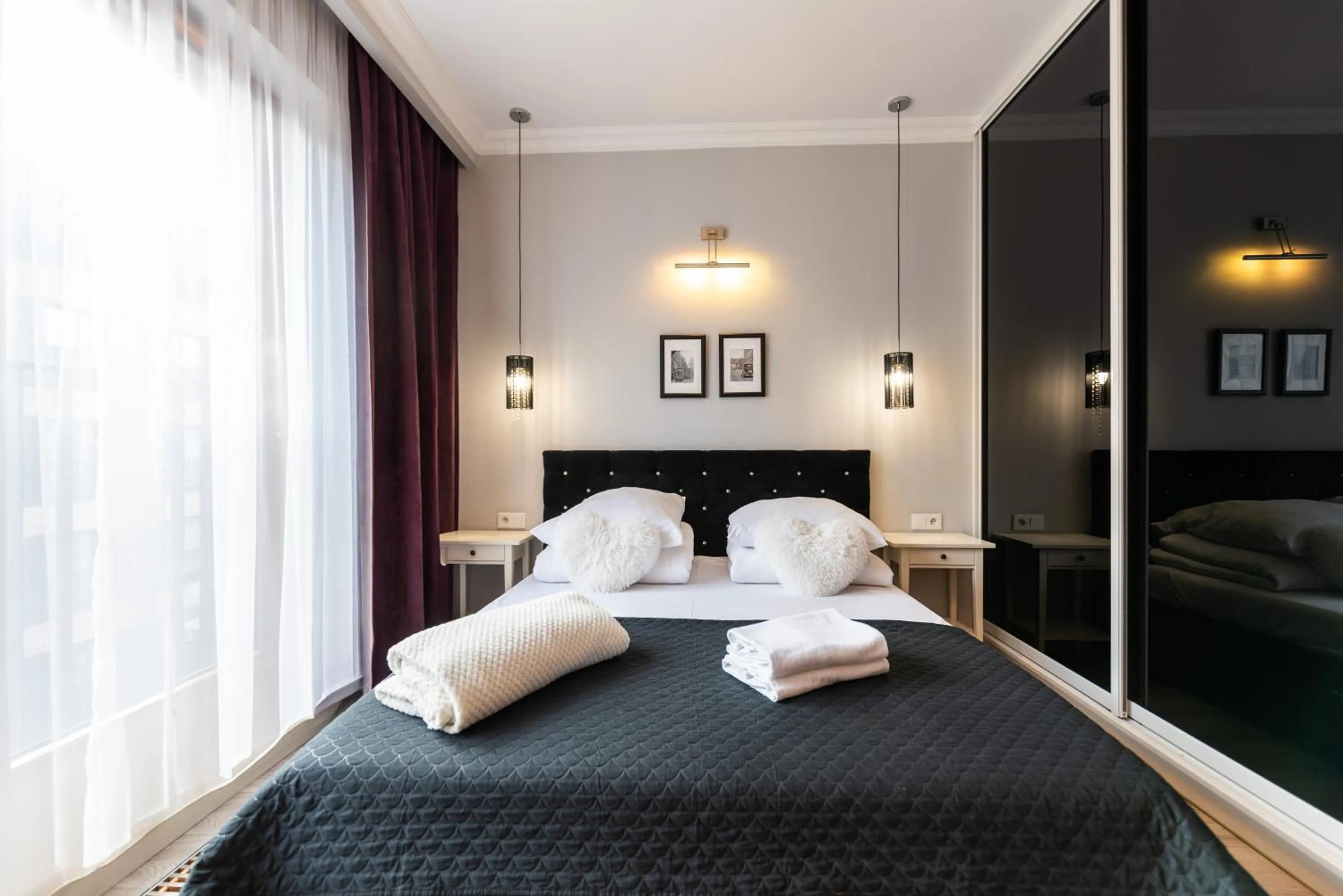 Bed in City Lights Apartments