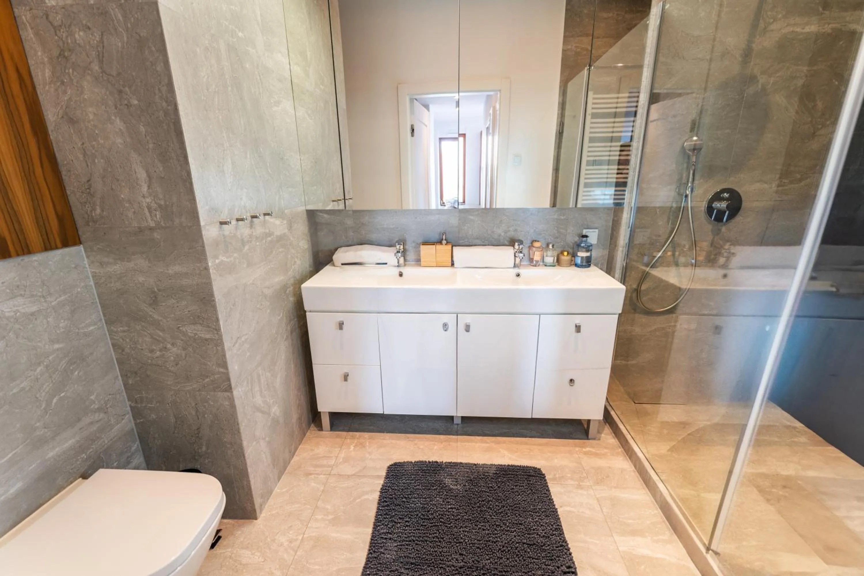 Bathroom in City Lights Apartments