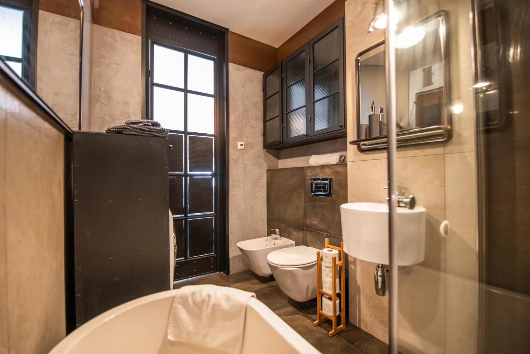 Bathroom in City Lights Apartments