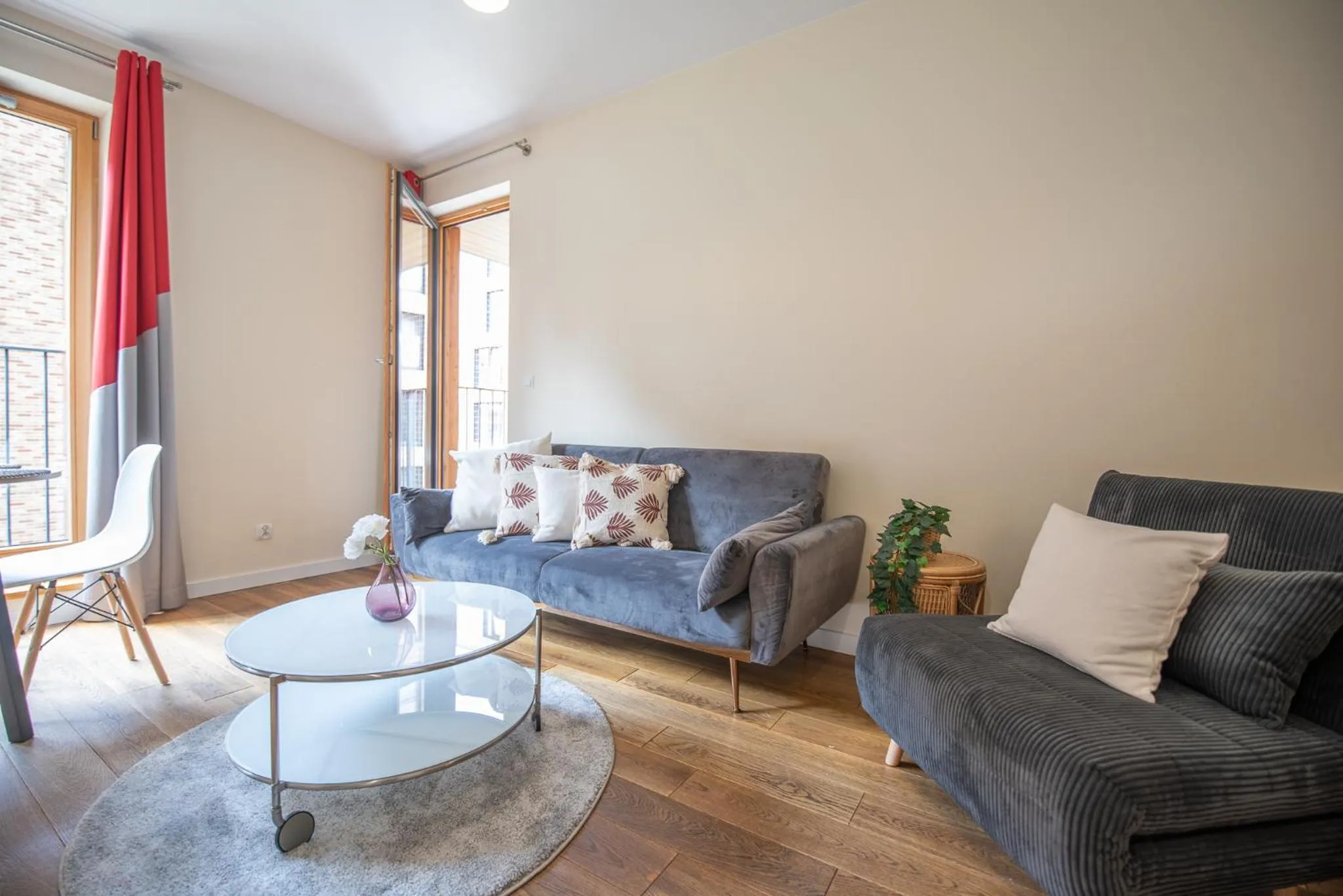 Living room in City Lights Apartments