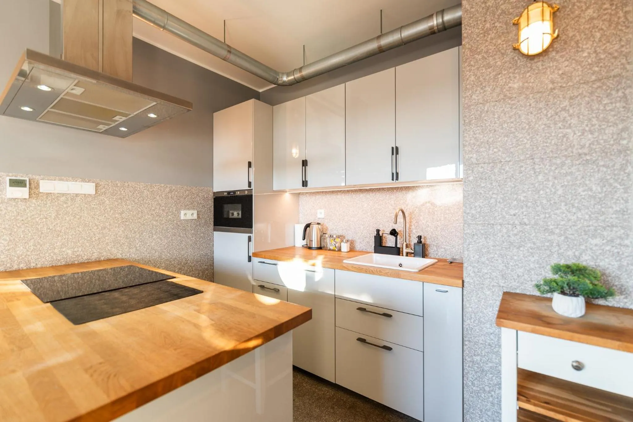kitchen in City Lights Apartments