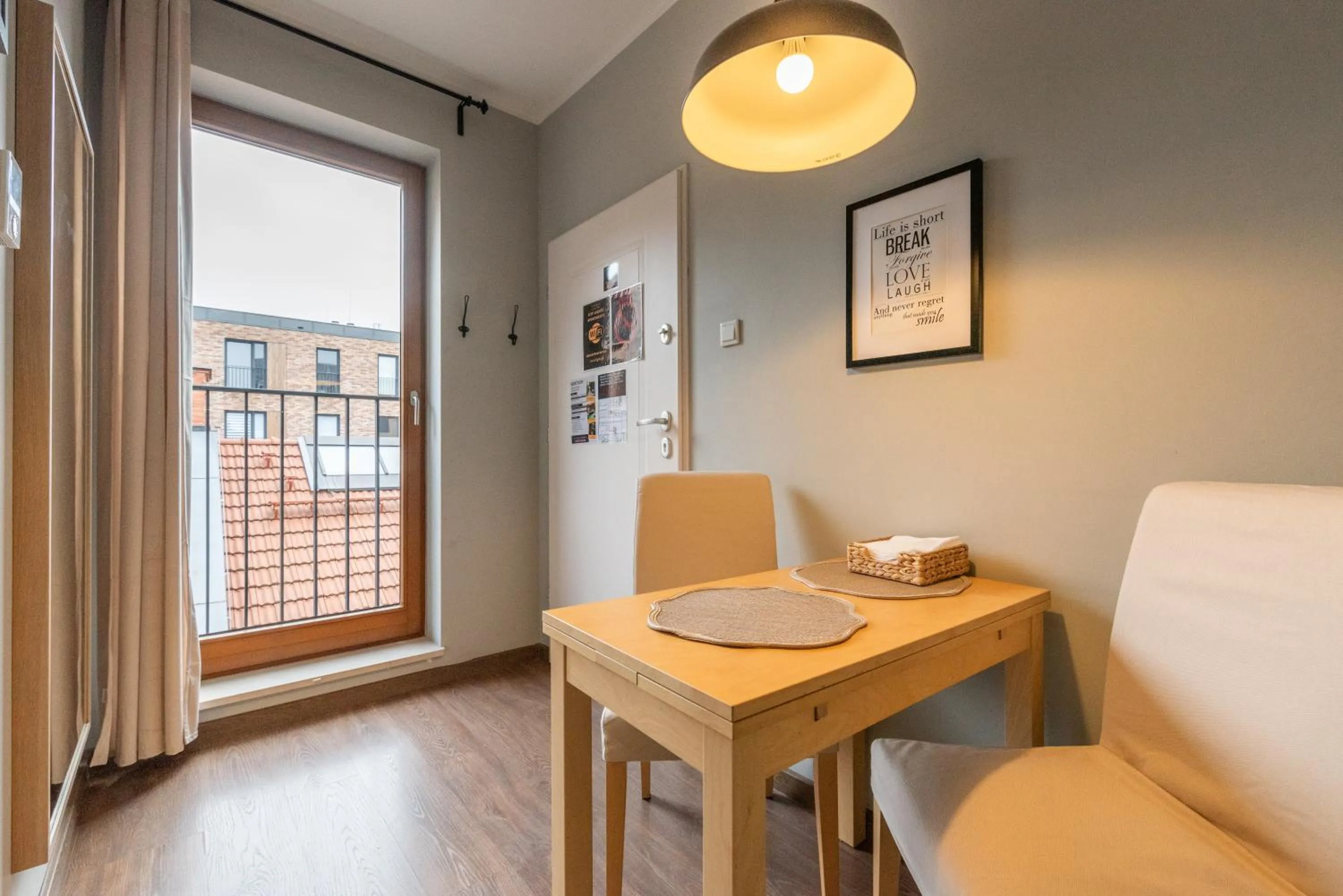 Living room in City Lights Apartments