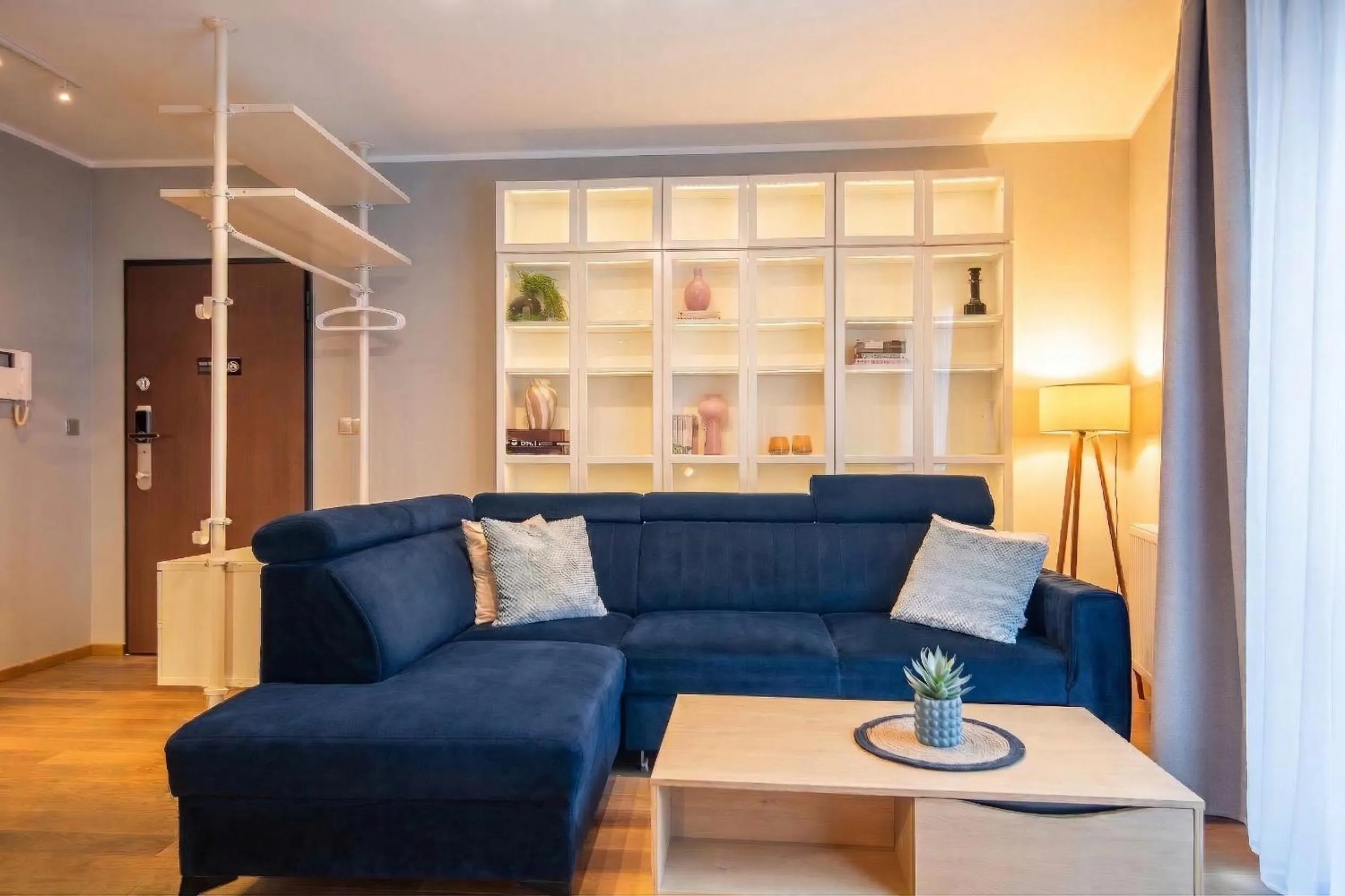 Living room in City Lights Apartments