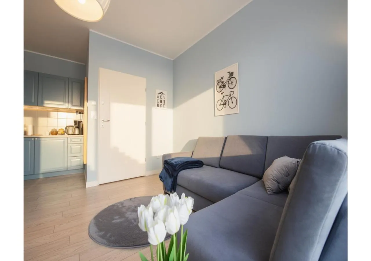 Living room in City Lights Apartments