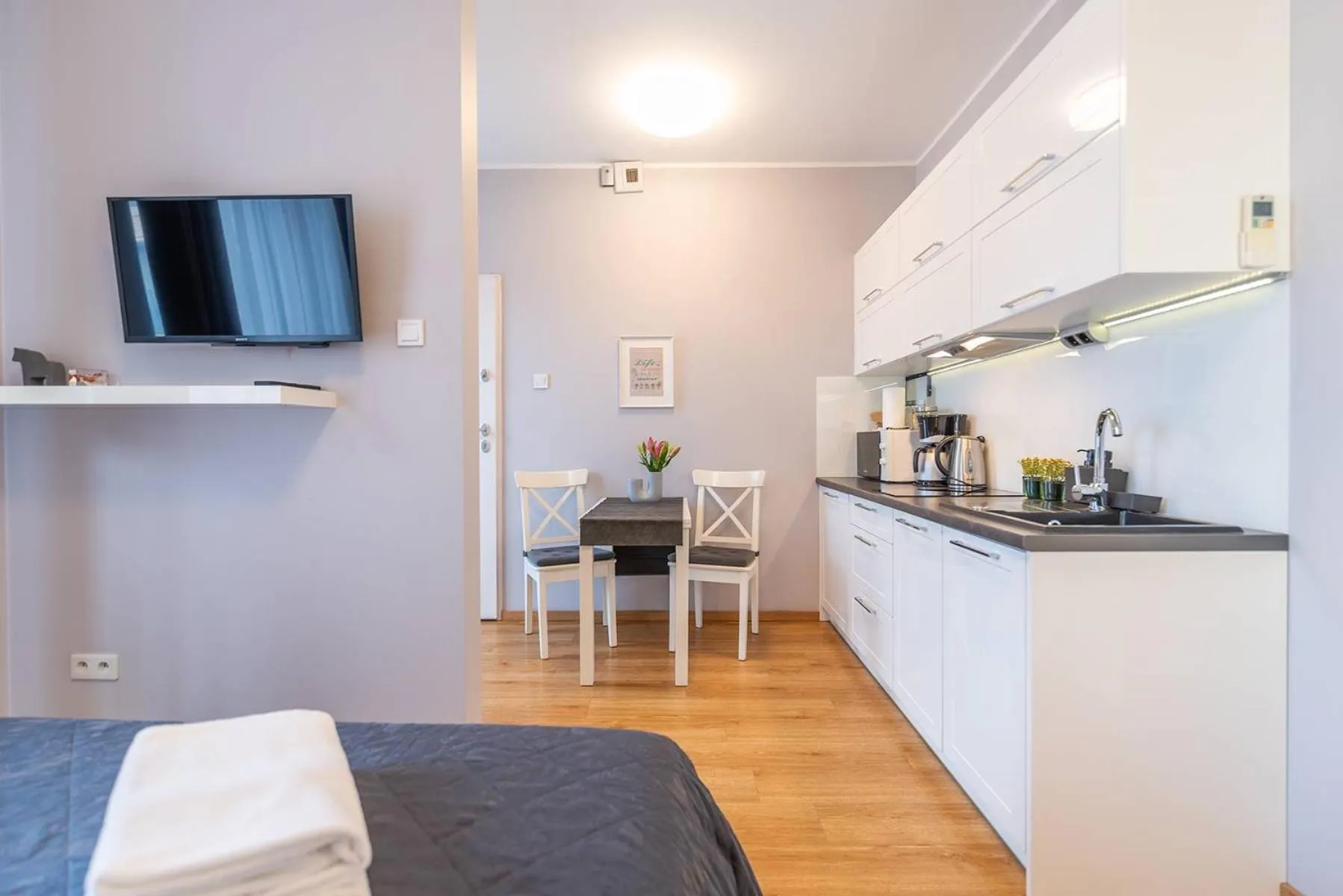 Bedroom in City Lights Apartments