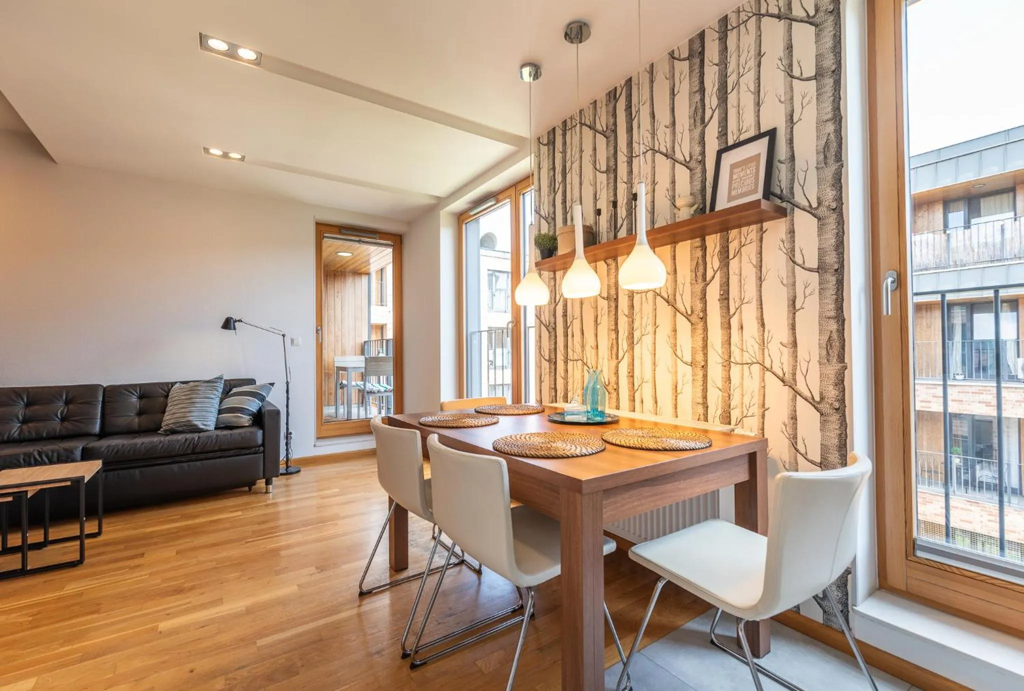 Dining area in City Lights Apartments