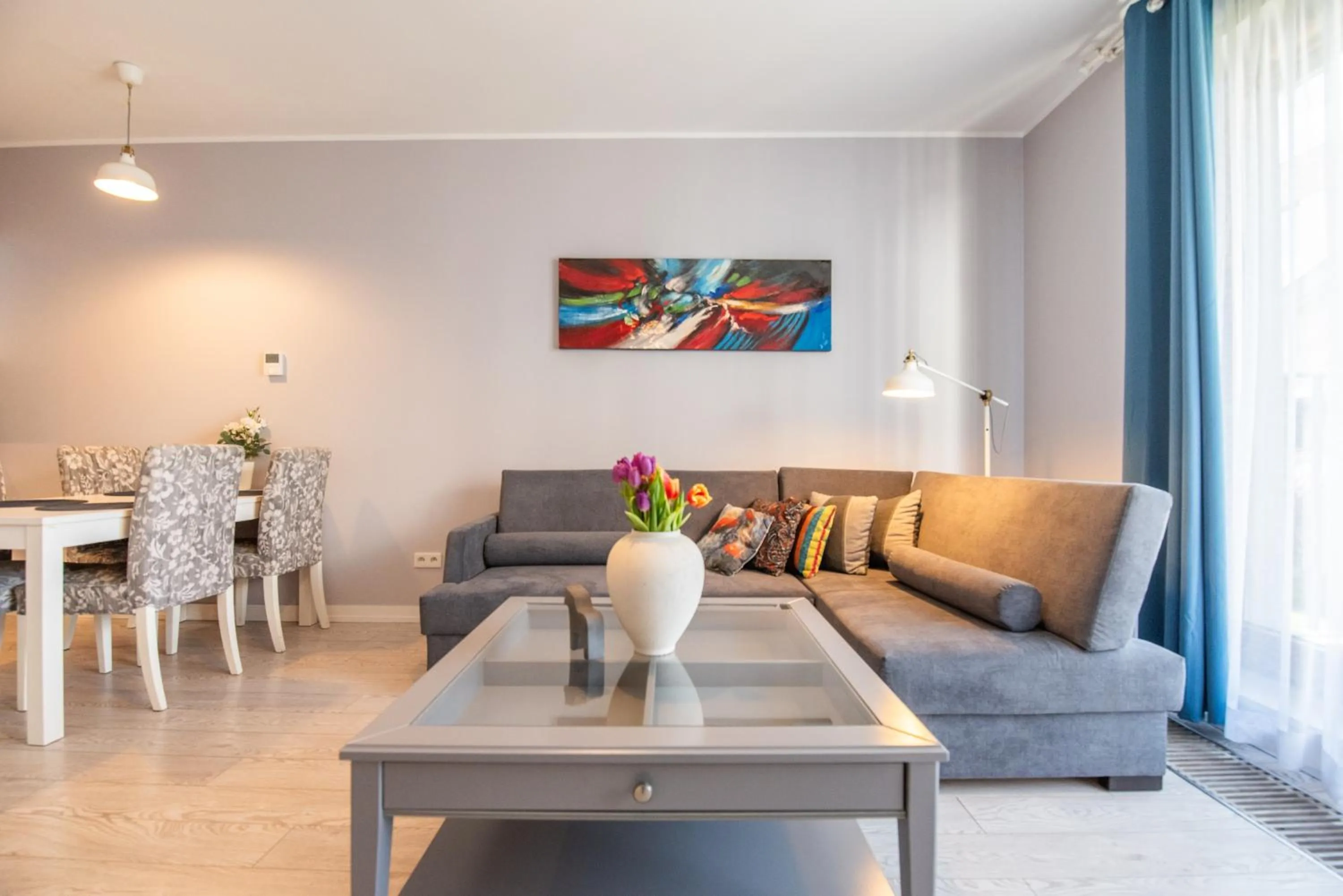 Living room in City Lights Apartments