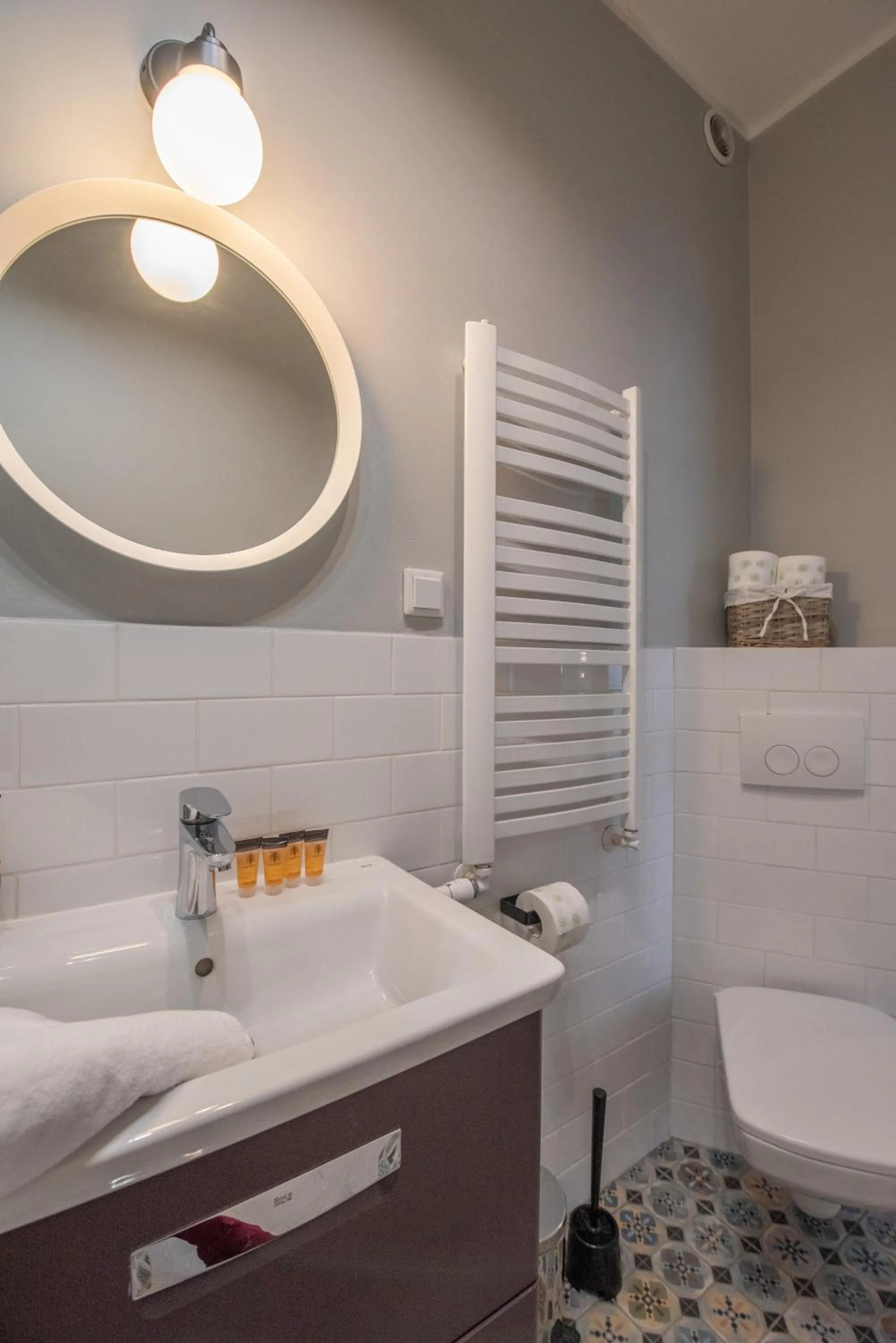 Bathroom in City Lights Apartments