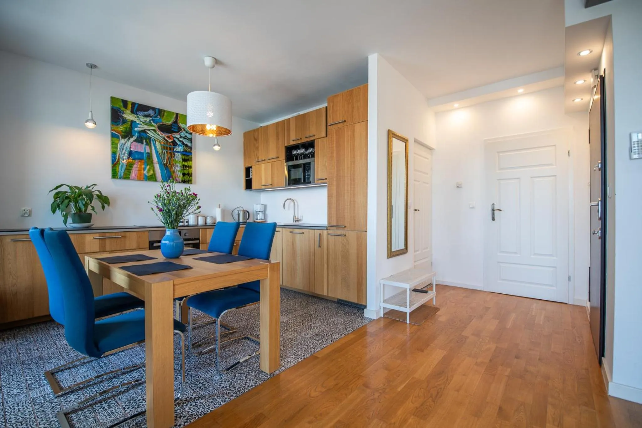 kitchen in City Lights Apartments