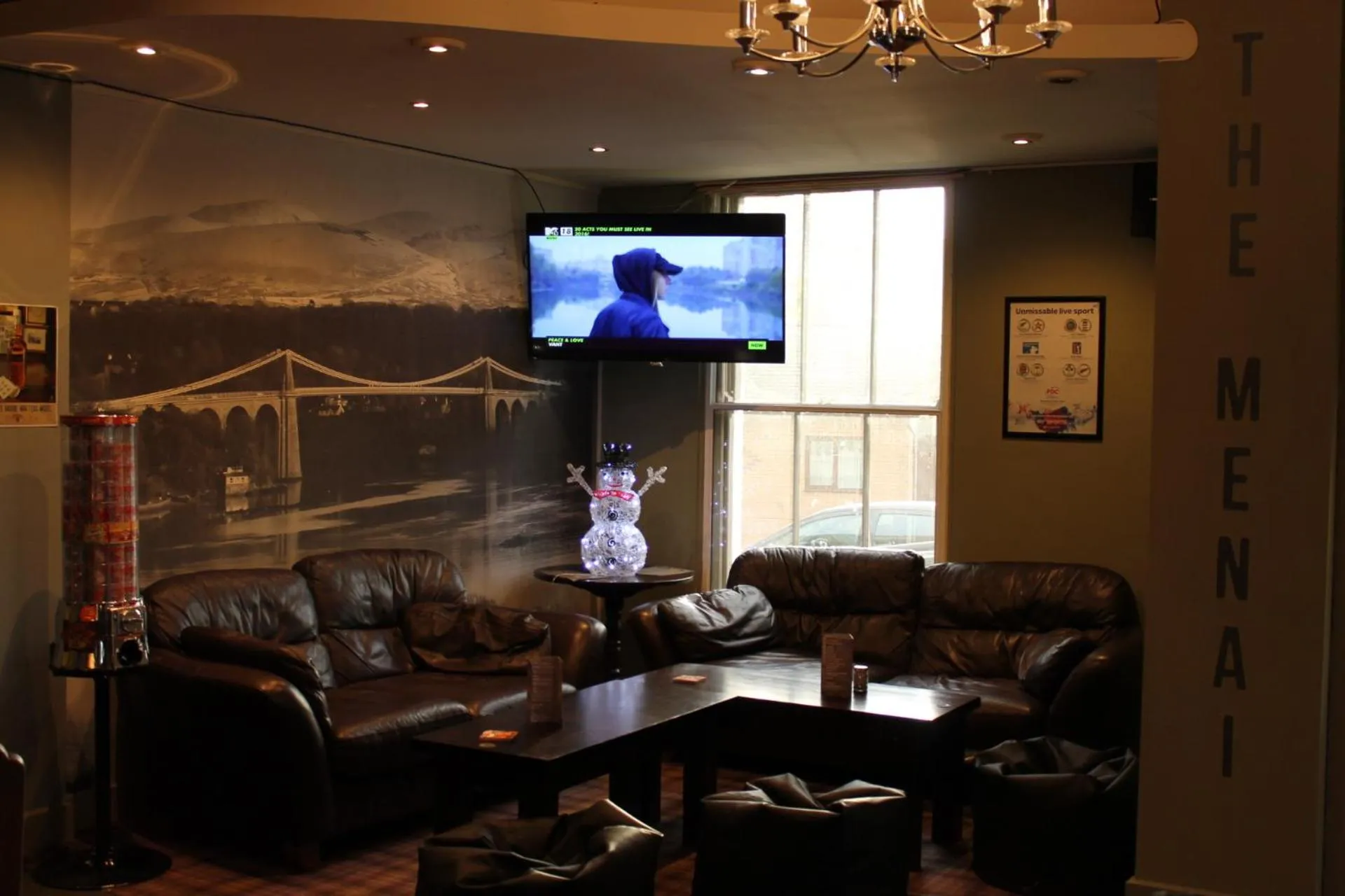 TV and multimedia in The Menai Hotel and Bar