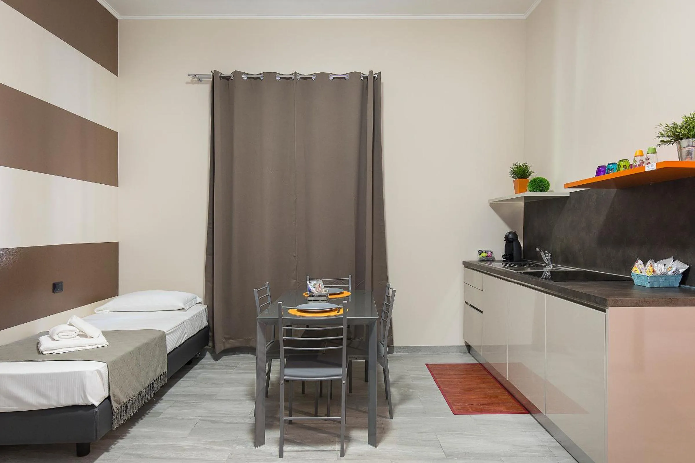 Kitchen or kitchenette in Bnbook Residence La Red