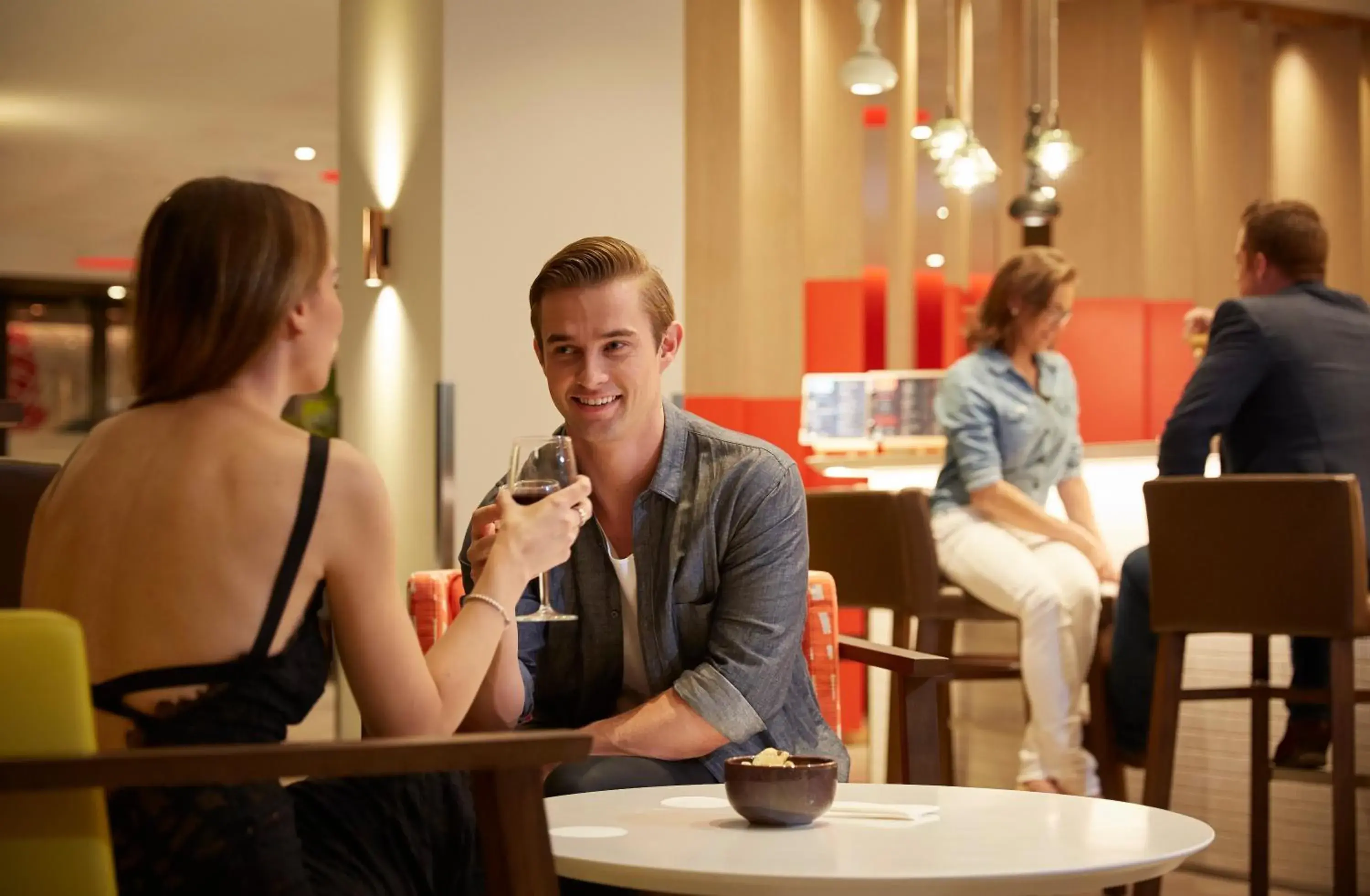 Lounge or bar in Holiday Inn Express Brisbane Central by IHG Lounge or bar in Holiday Inn Express Brisbane Central by IHG