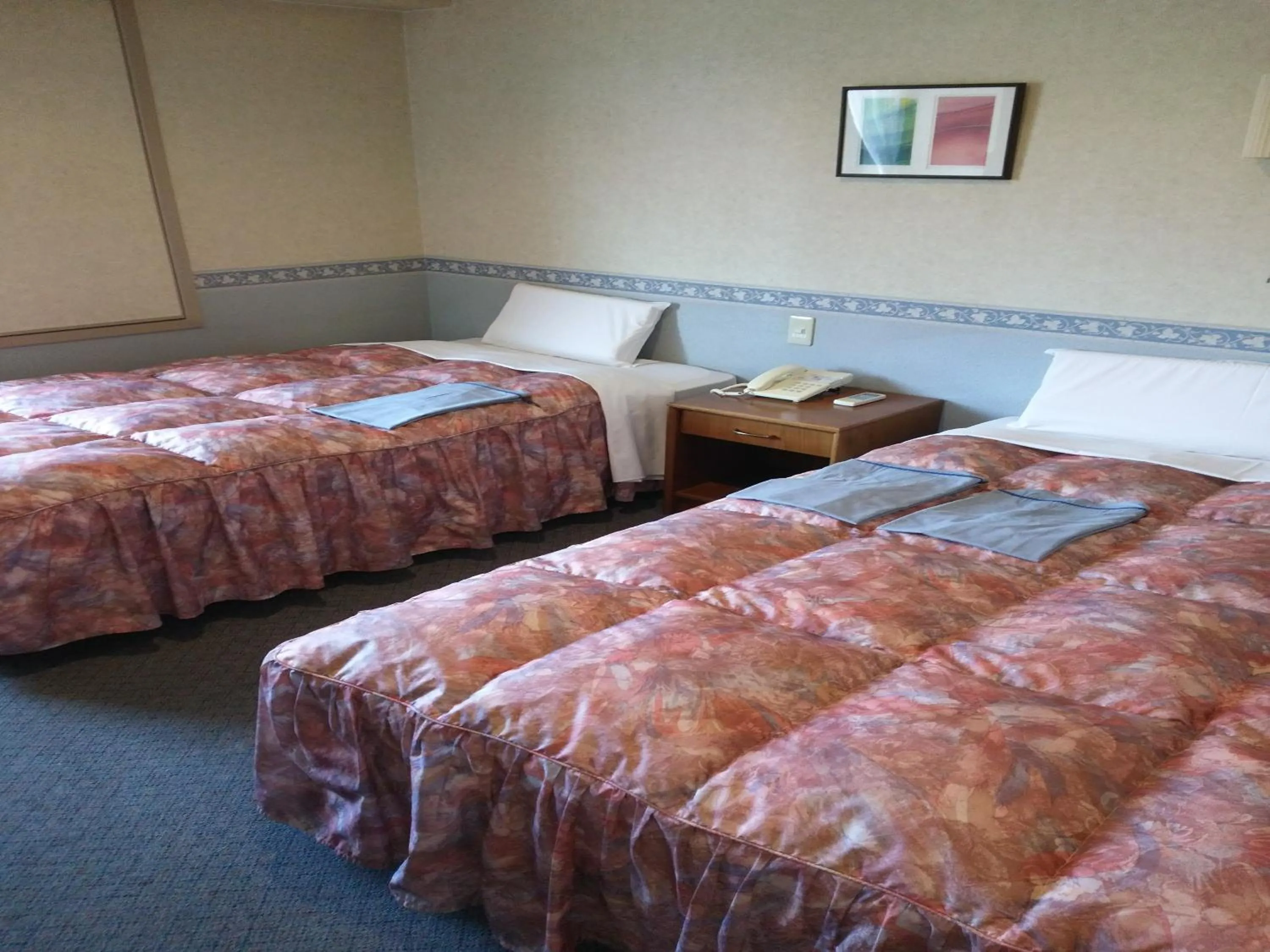 Photo of the whole room, Bed in Hotel Hyper Hills Hirosaki