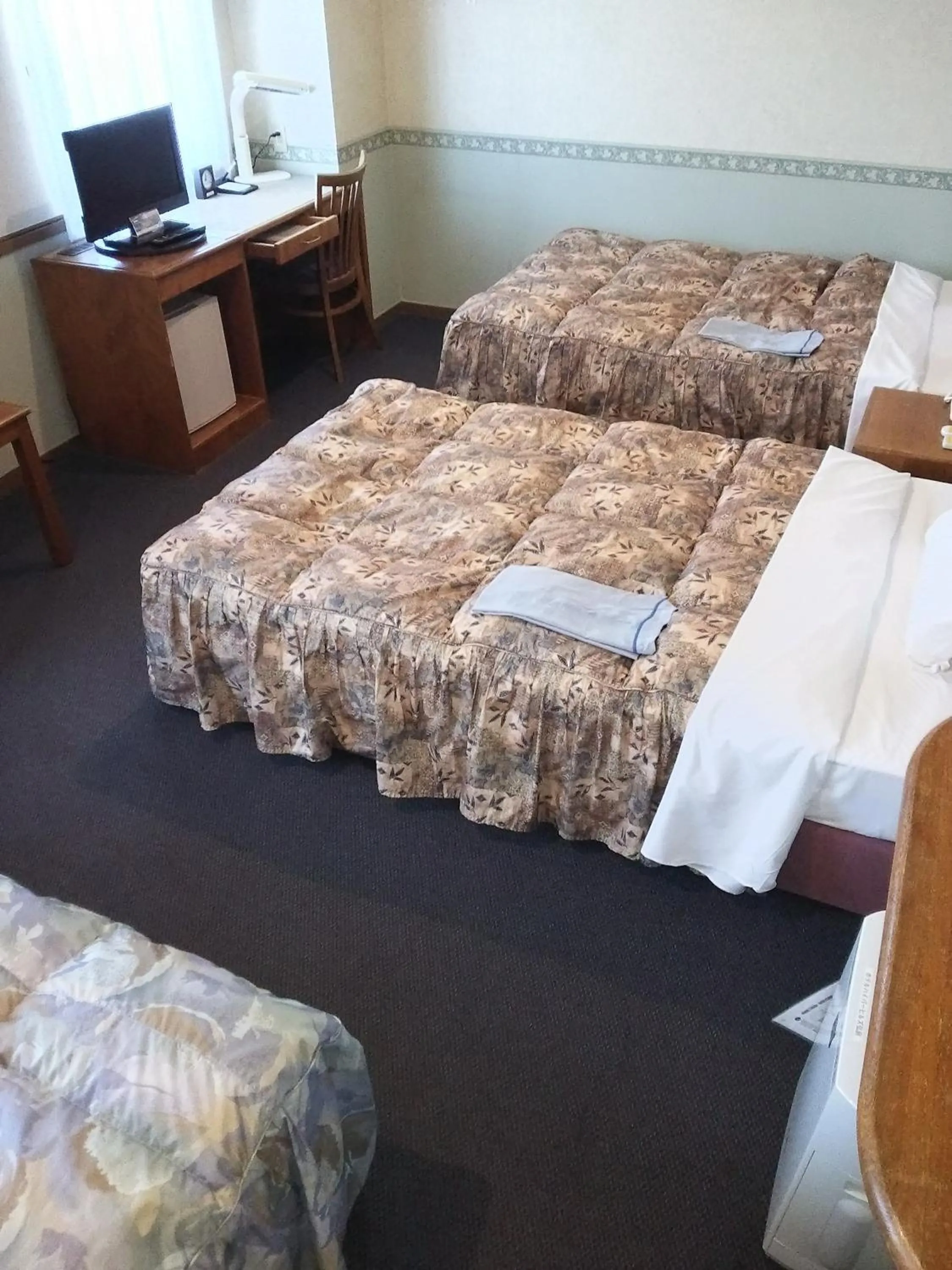 Photo of the whole room, Bed in Hotel Hyper Hills Hirosaki