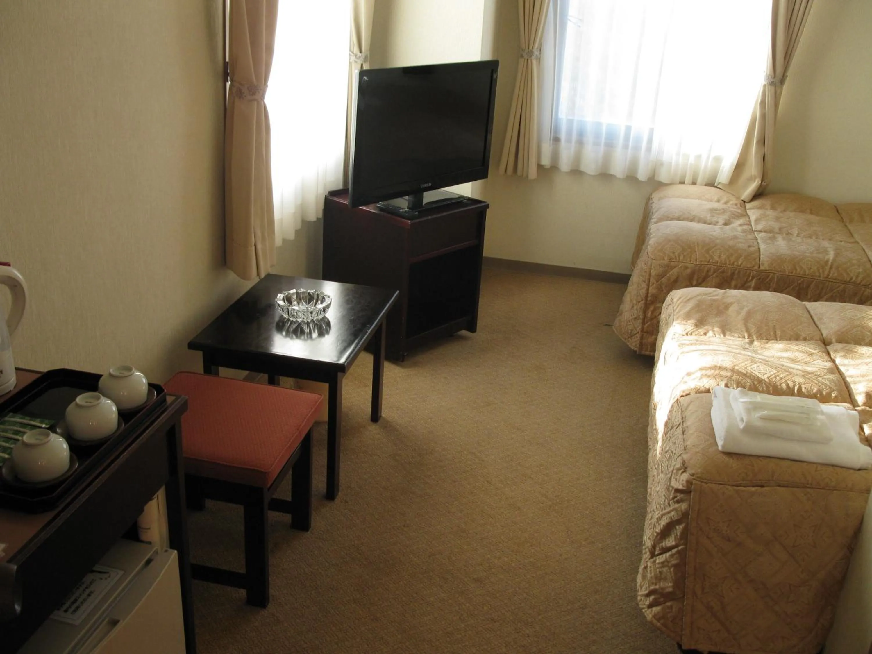 Photo of the whole room, Bed in Mito Riverside Hotel