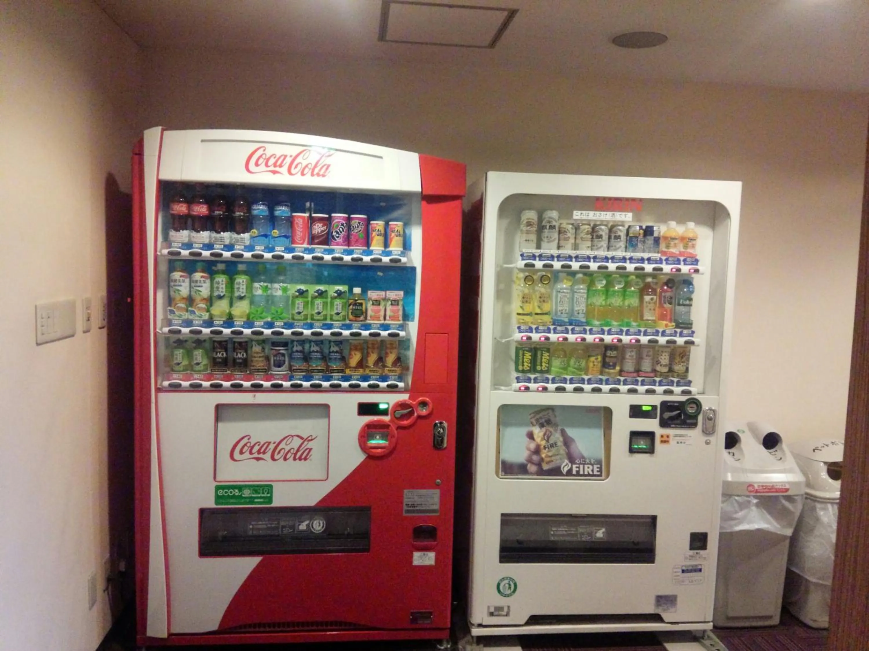 Alcoholic drinks in Mito Riverside Hotel