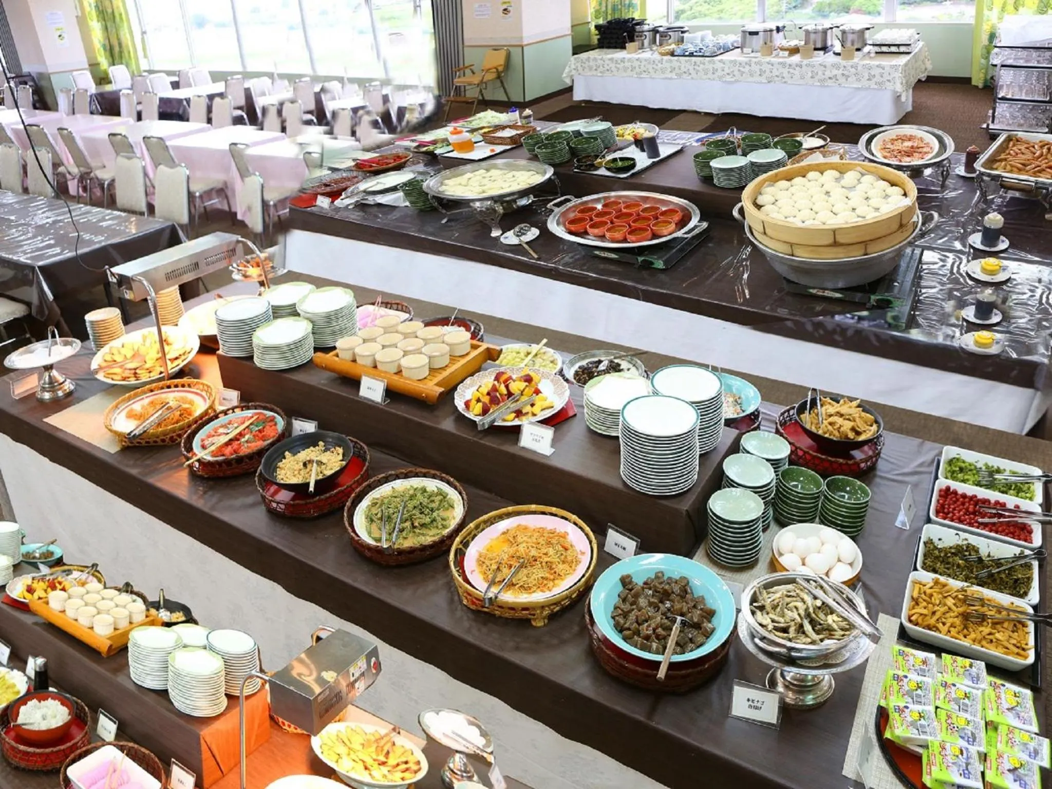Buffet breakfast in Harazuru Grand Sky Hotel