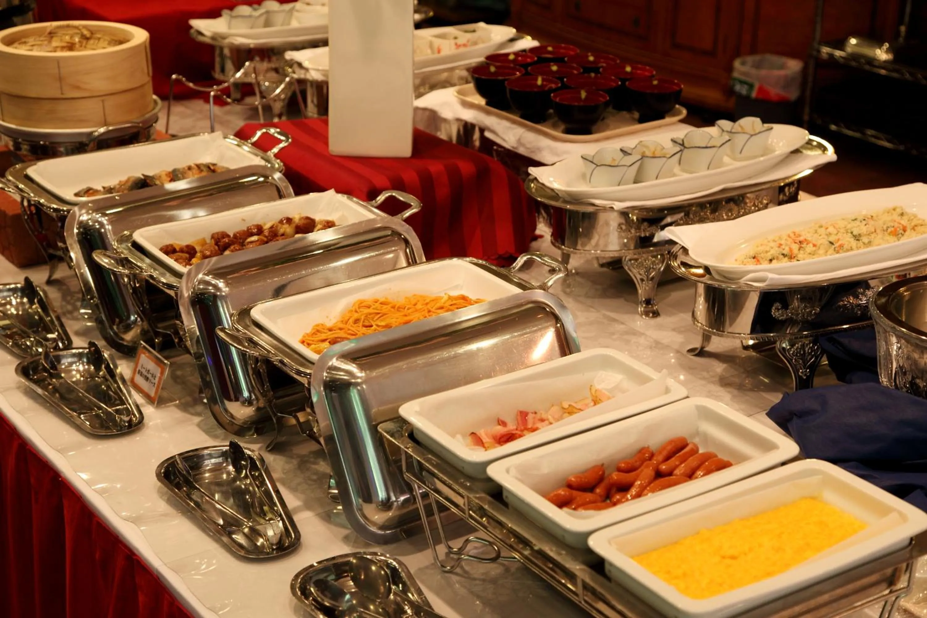 Buffet breakfast in Hotel Terrace Yokohama