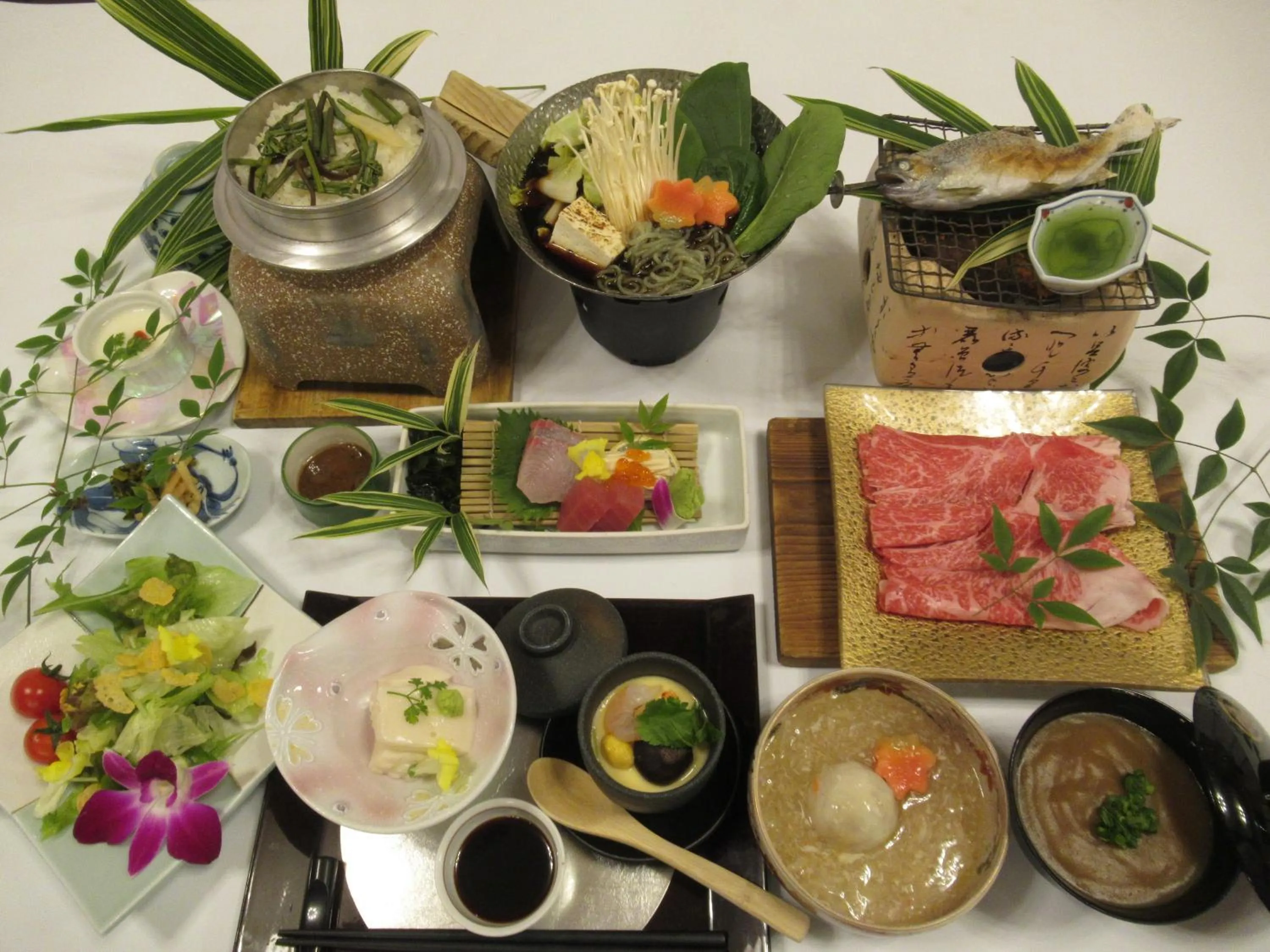 Dinner in Kikuchi Kanko Hotel