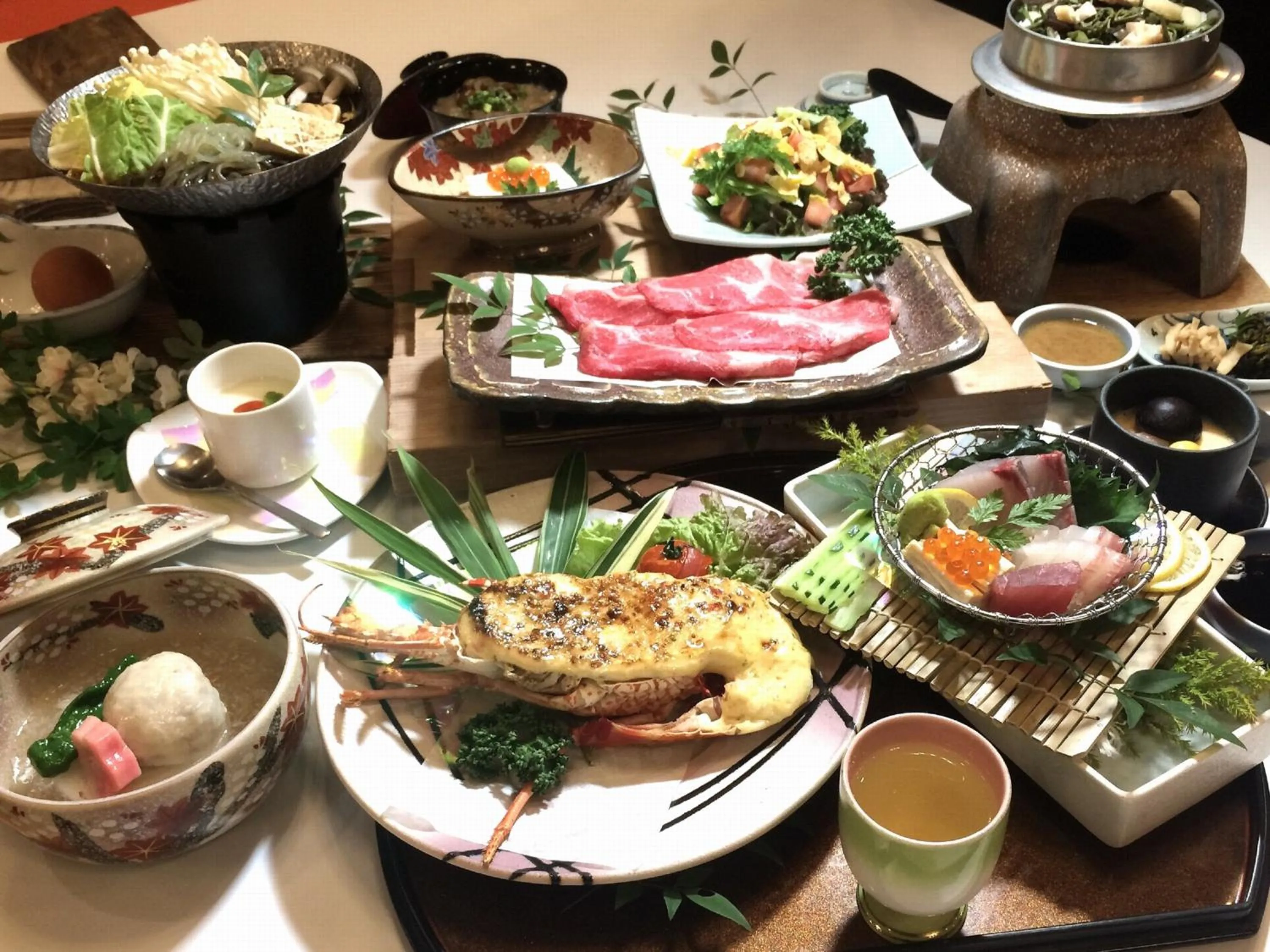 Dinner in Kikuchi Kanko Hotel