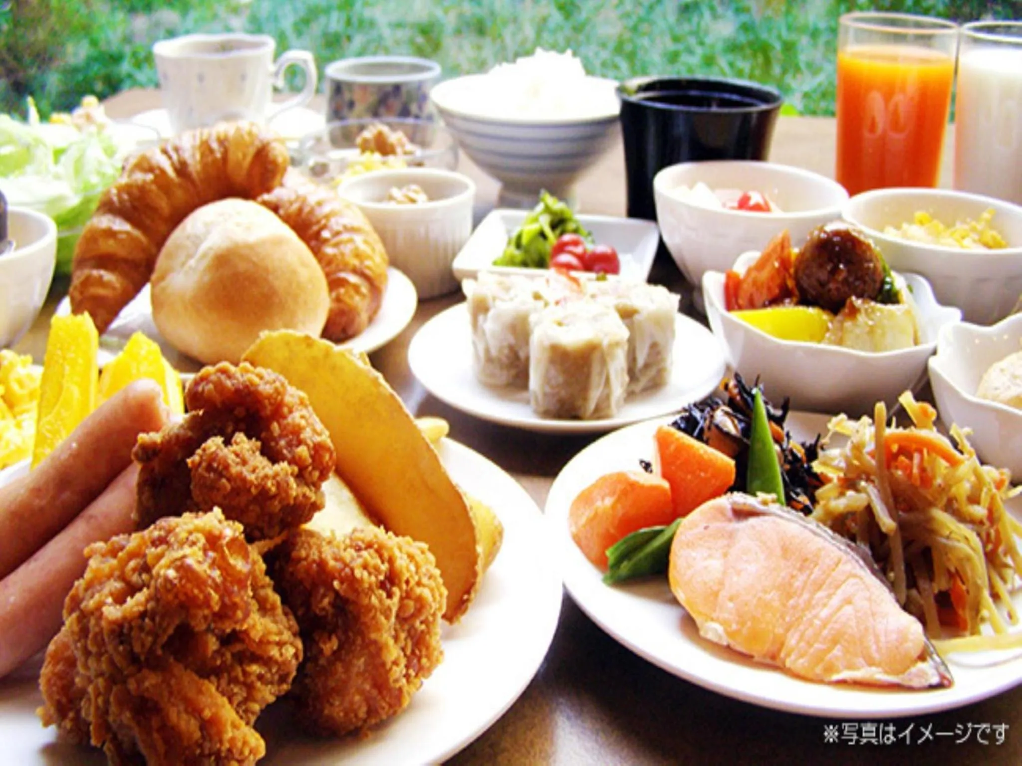 Buffet breakfast in Hotel Biwako Plaza