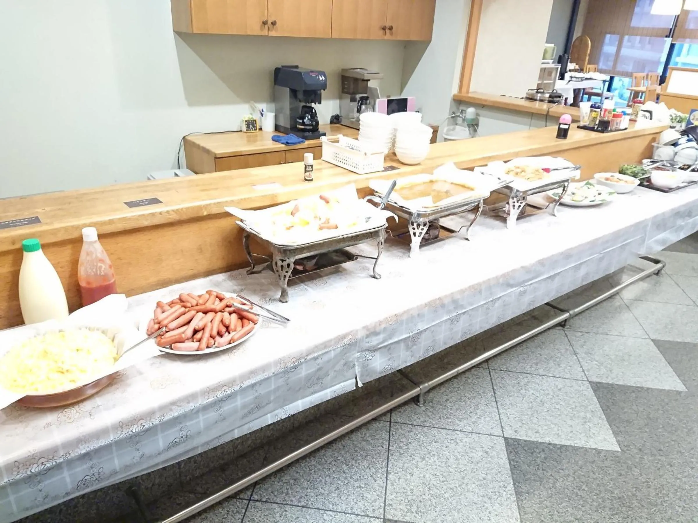 Buffet breakfast in Hotel Crown Hills Imabari