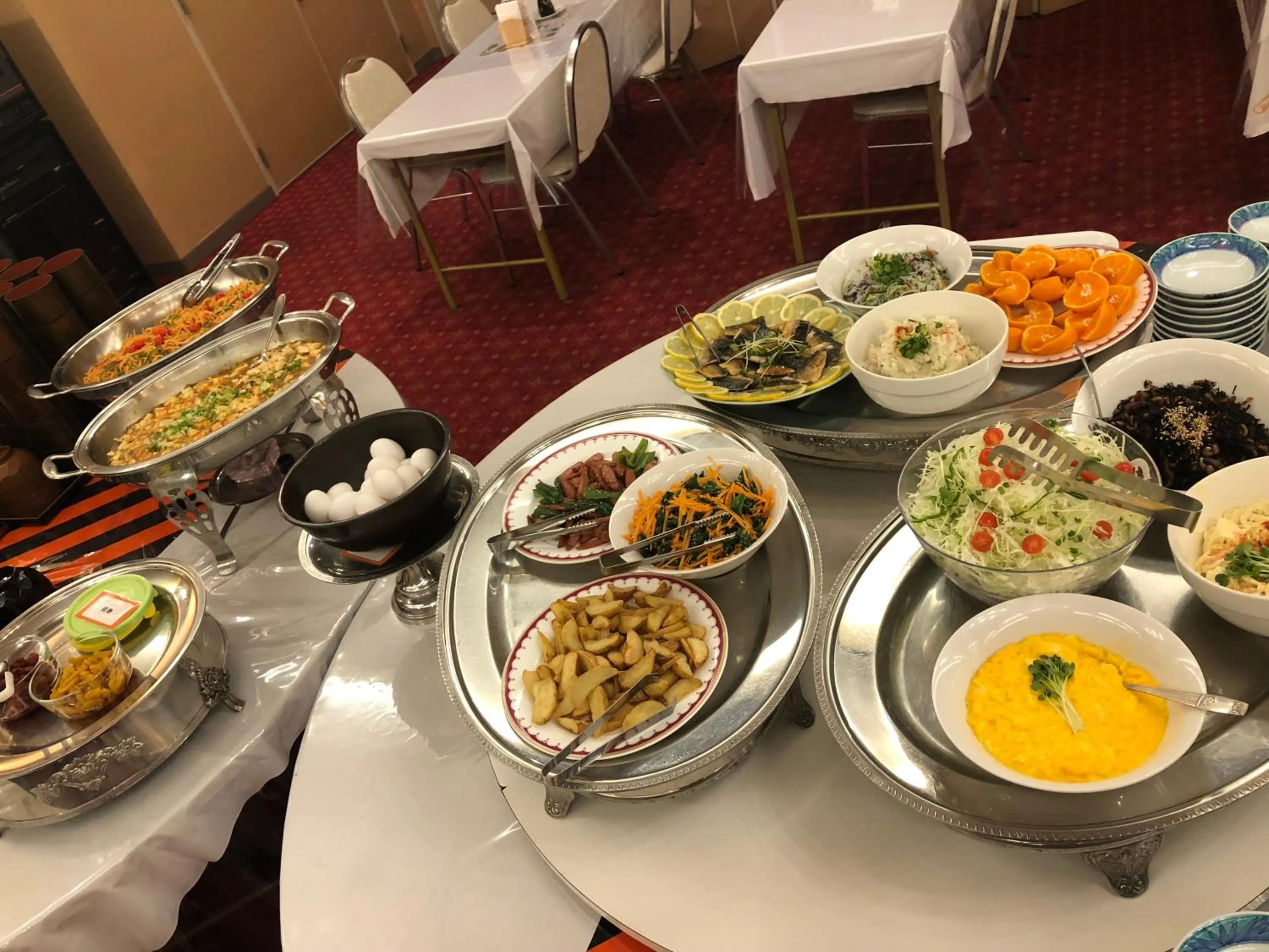 Buffet breakfast in Hotel Hikari Hills