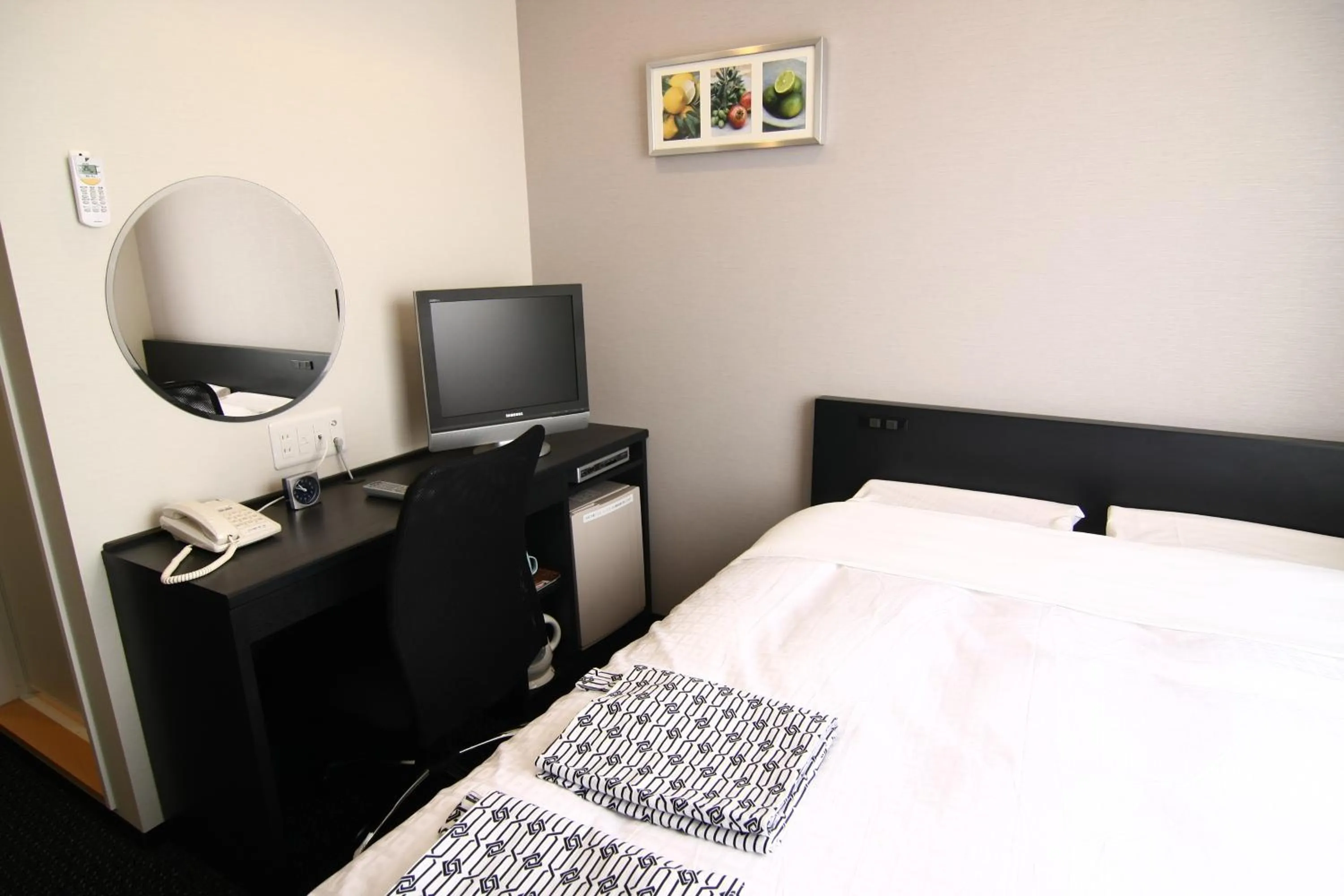 Bed in Hotel Crown Hills Kimitsu