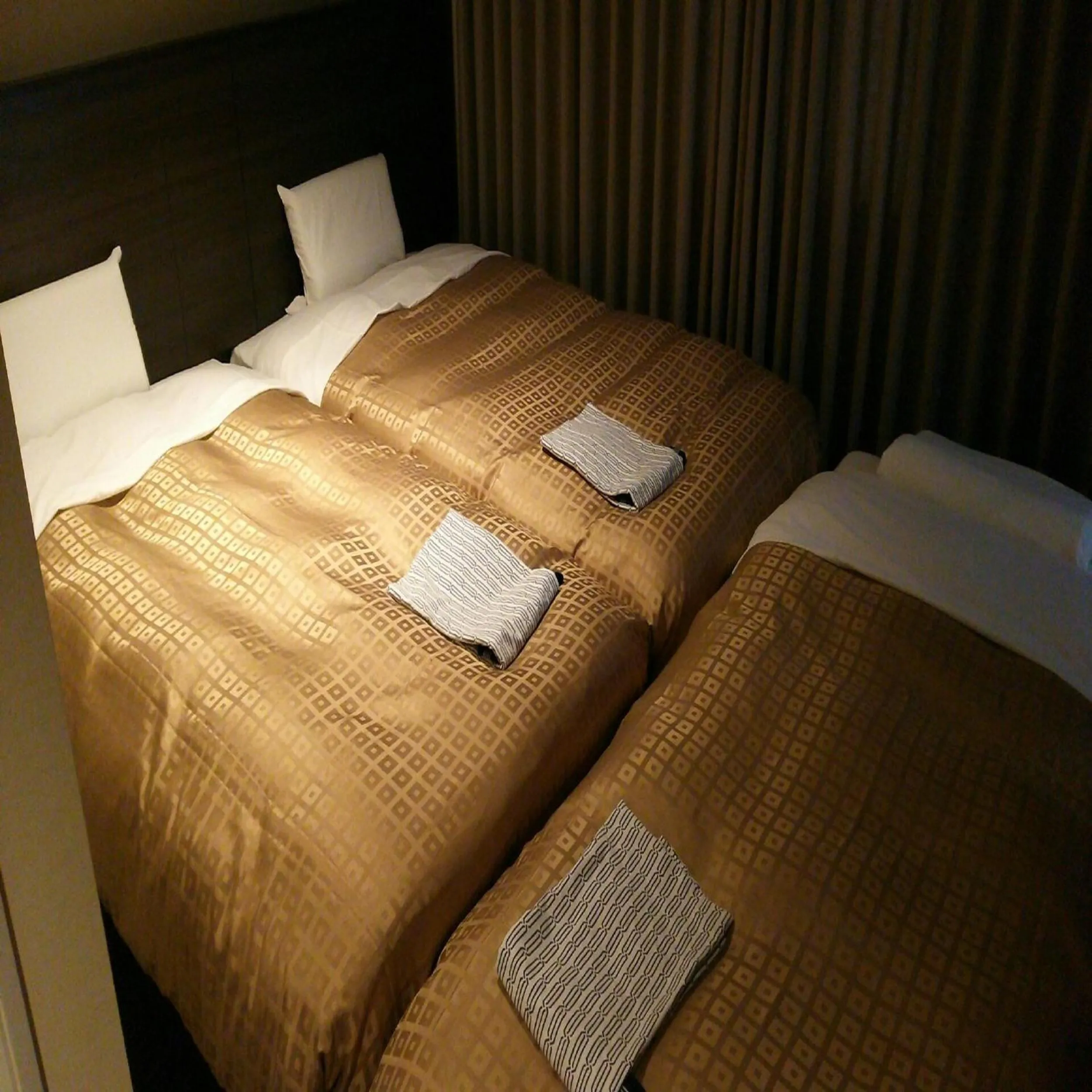 Bed in Hotel Crown Hills Kimitsu