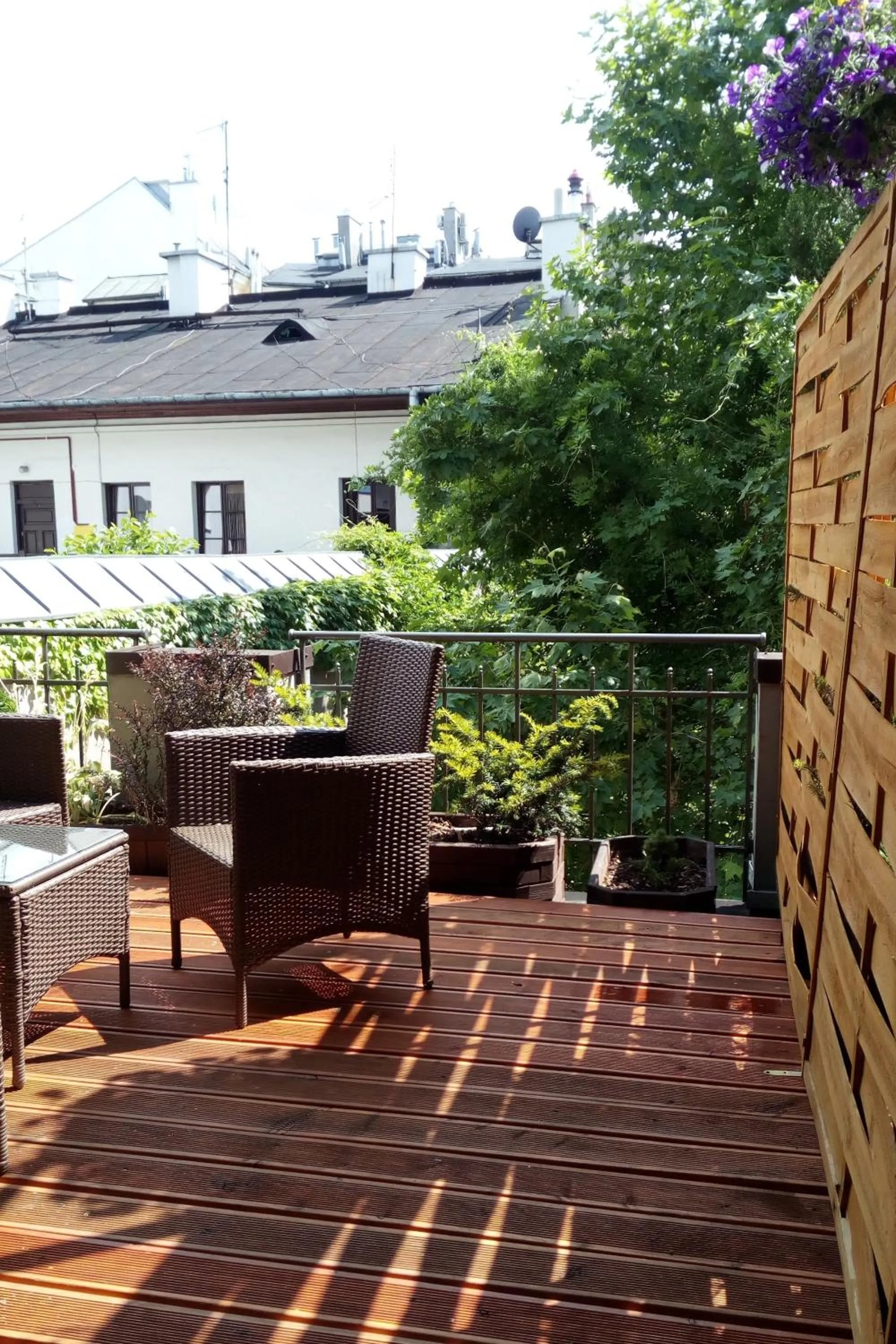 Patio in Krakow For You Main Square Apartments