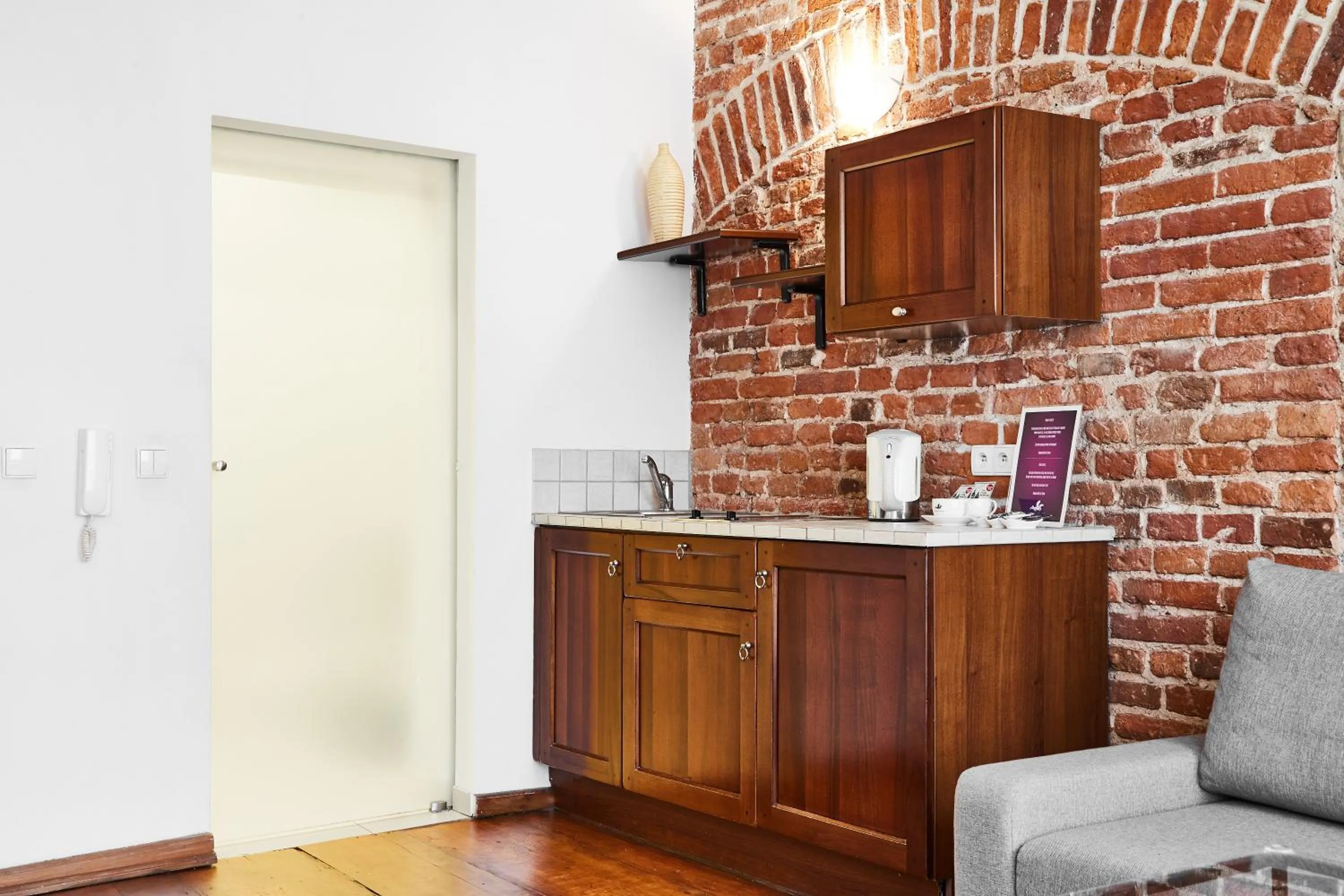 Kitchen or kitchenette in Krakow For You Main Square Apartments