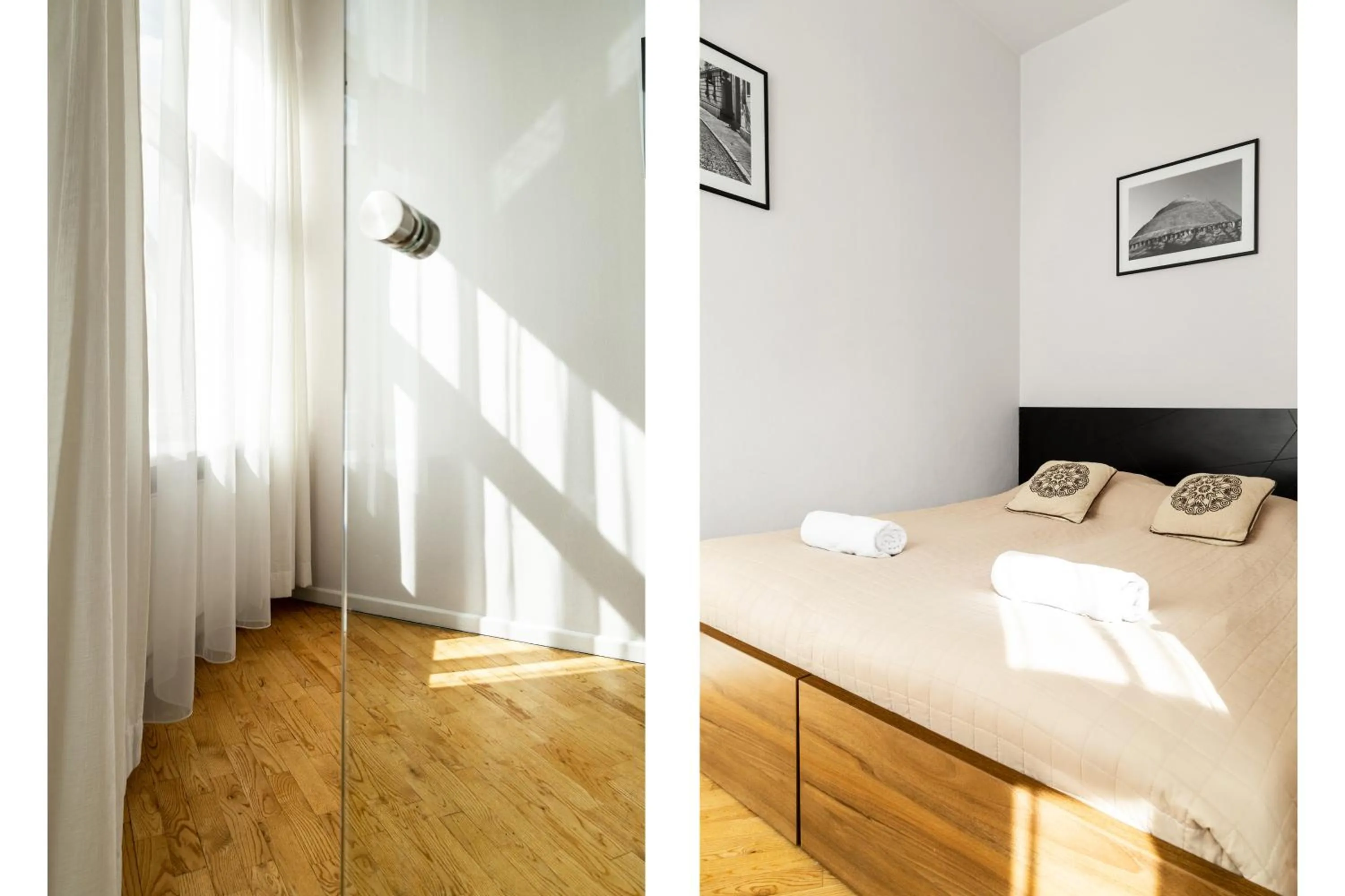 Bedroom, Bed in Krakow For You Main Square Apartments