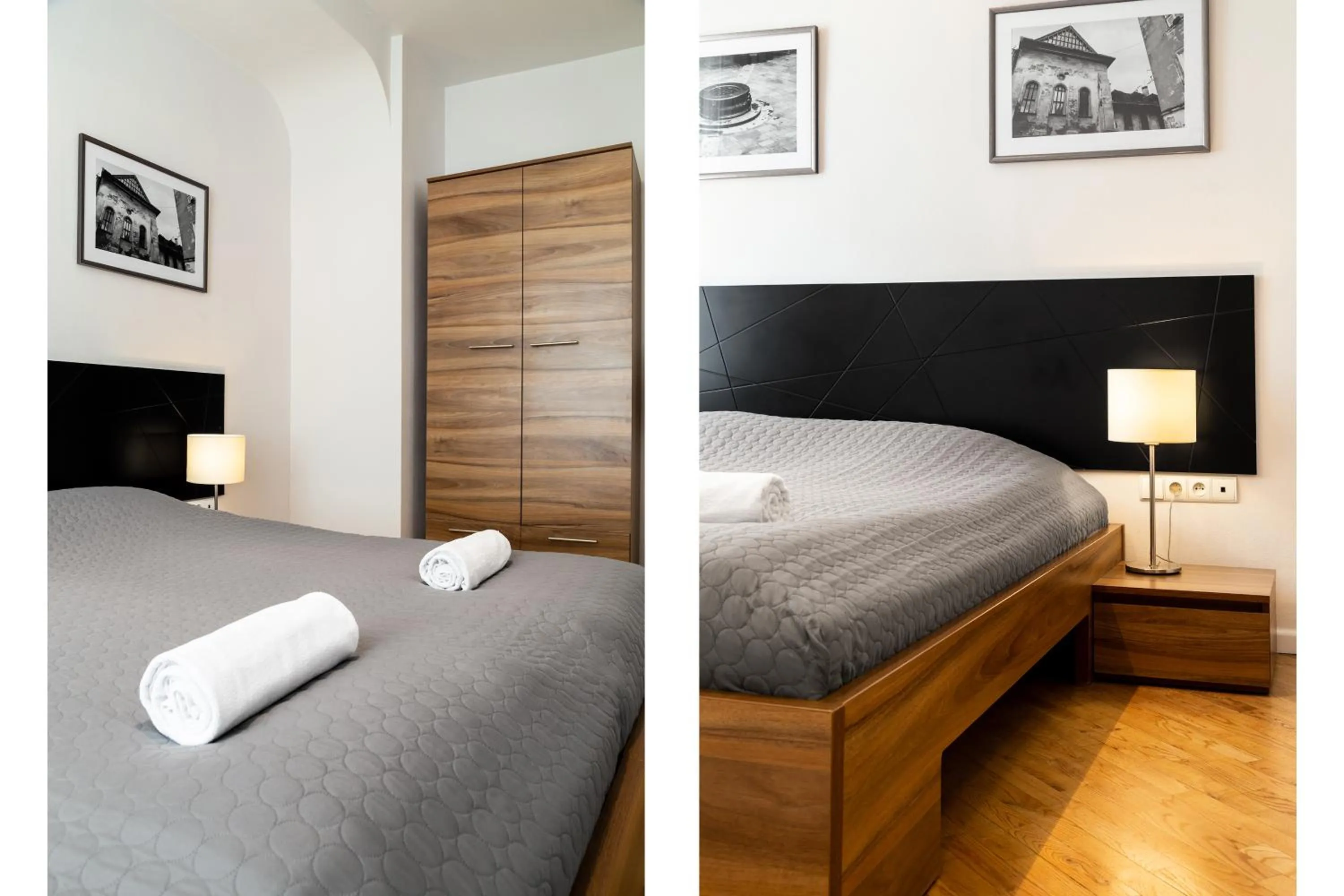 Bedroom, Bed in Krakow For You Main Square Apartments