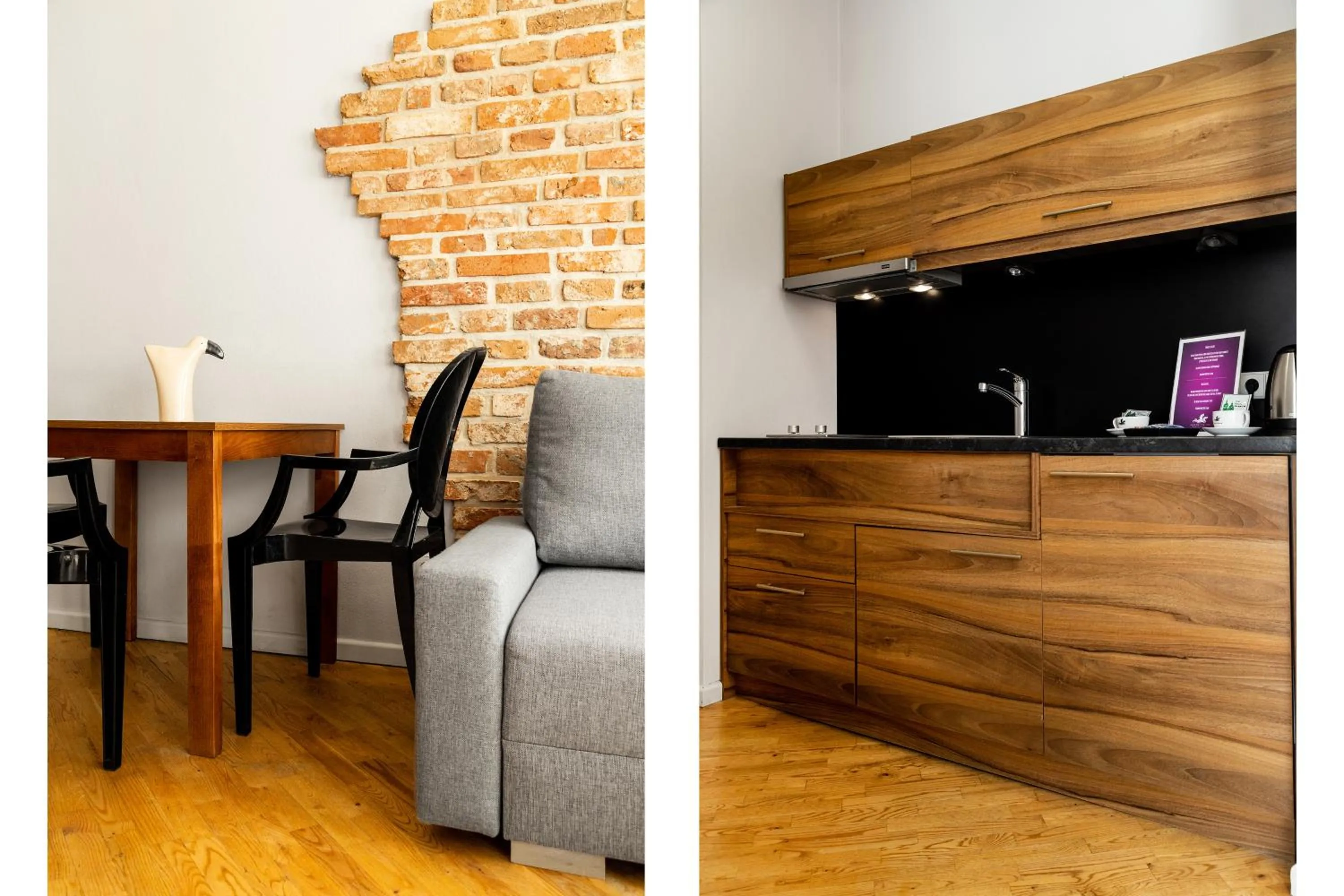 Kitchen or kitchenette in Krakow For You Main Square Apartments