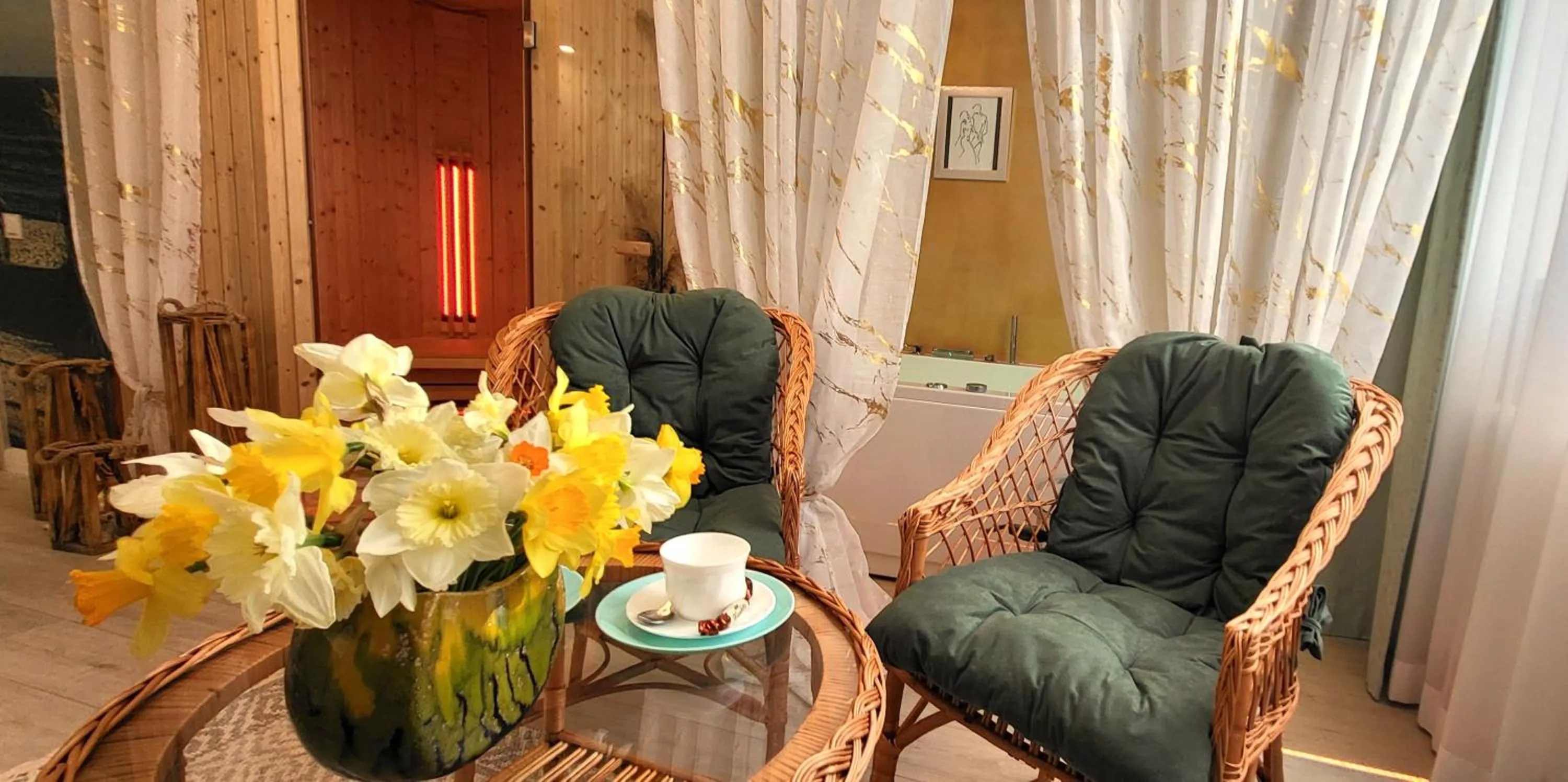 One-Bedroom Apartment with Spa Bath in Kameralny Aparthotel Elegante Władysławowo - Adults Only