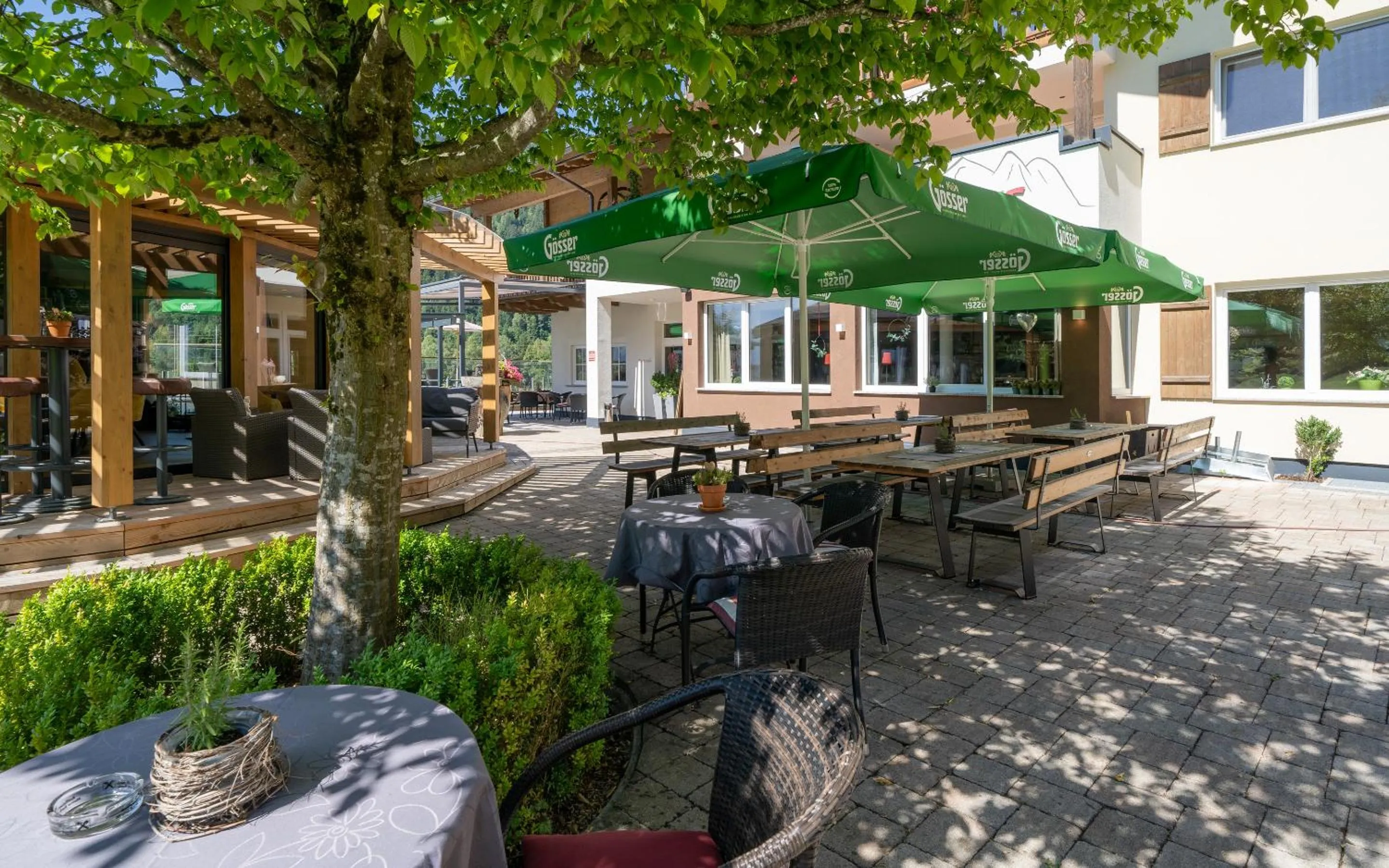 Garden in Landhotel Berger