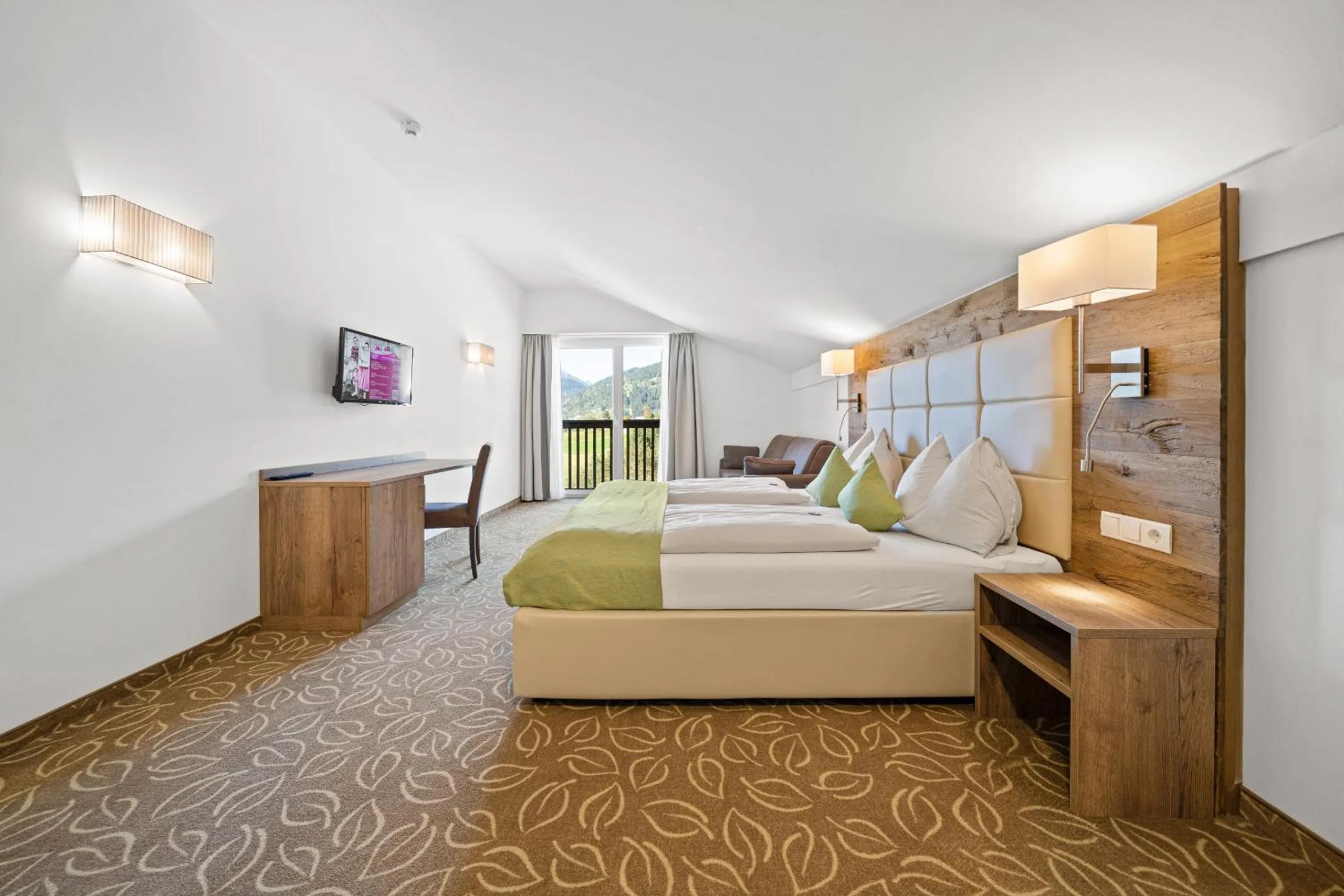 Bed in Landhotel Berger