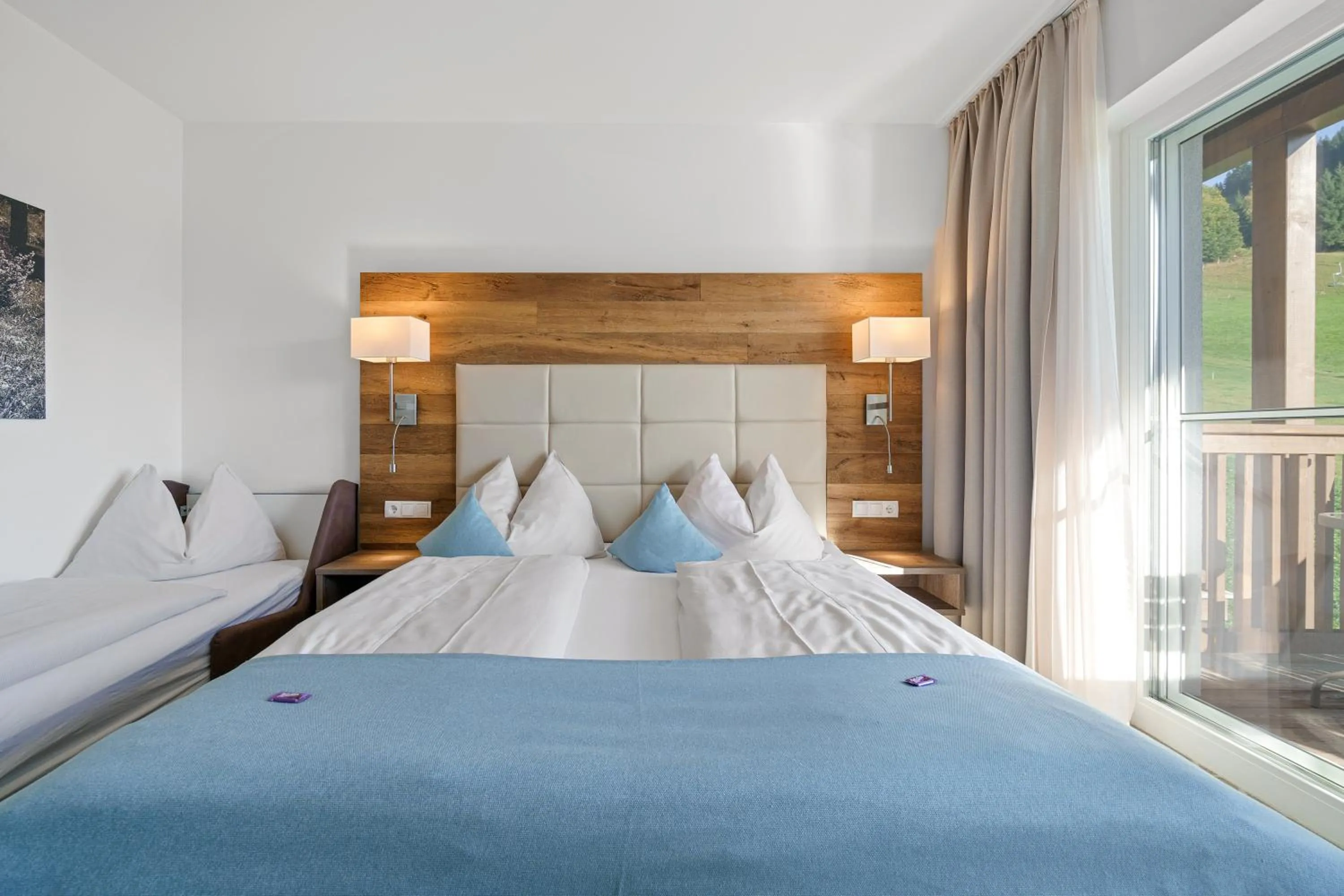 Bed in Landhotel Berger