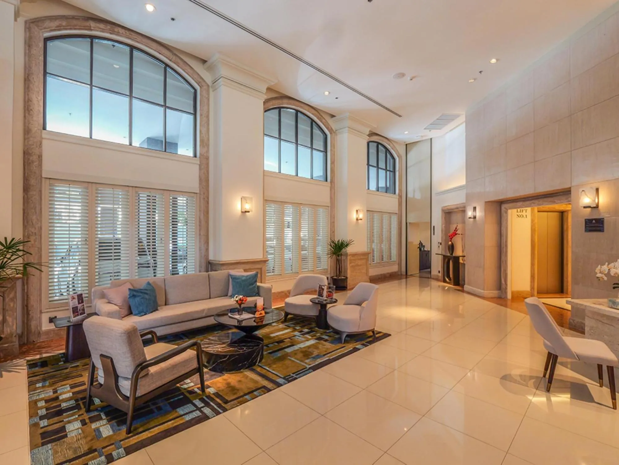 Lobby or reception in Marriott Executive Apartments Bangkok, Sukhumvit 50