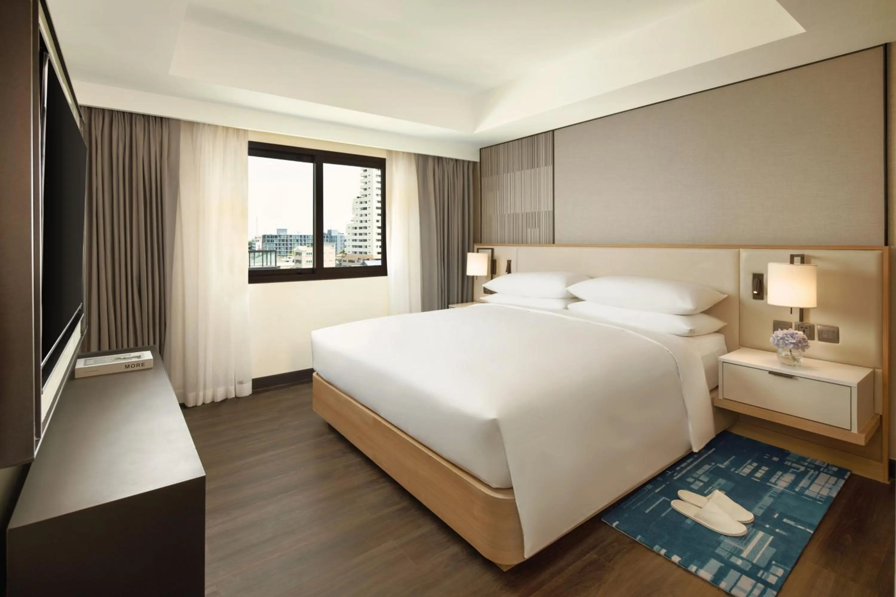 Bedroom, Bed in Marriott Executive Apartments Bangkok, Sukhumvit 50
