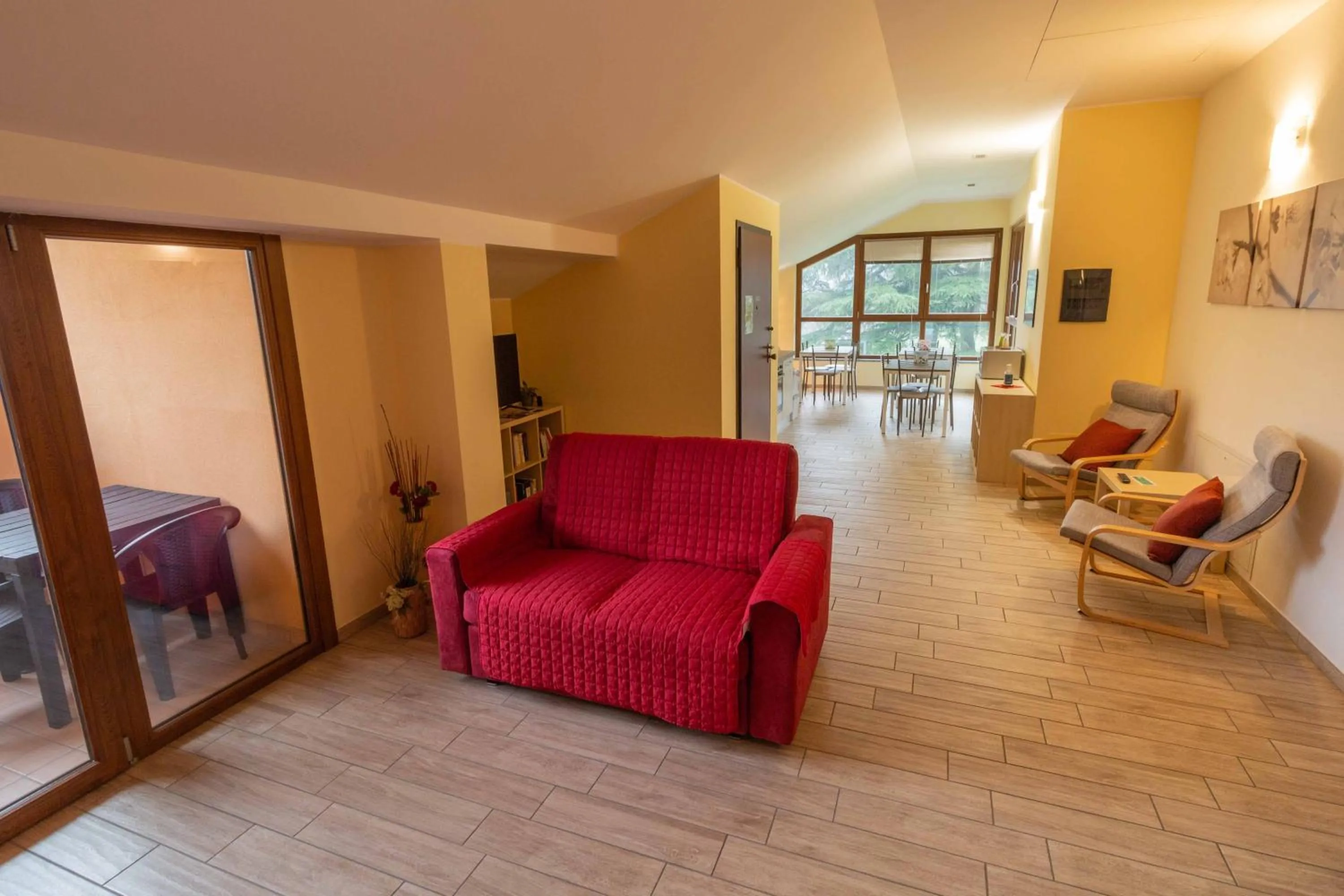 Communal lounge/ TV room in B&B Alla Roggetta