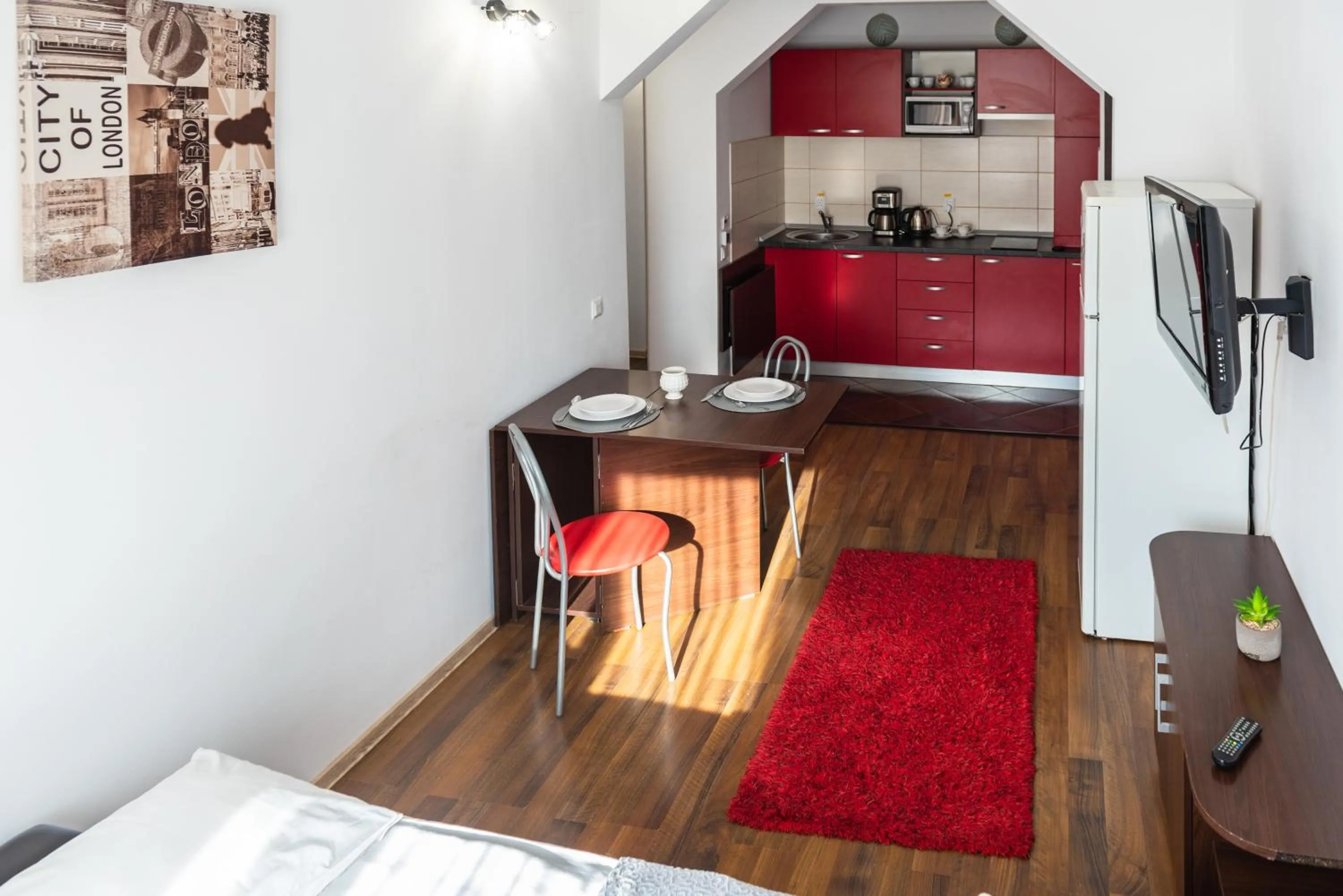 Bed in Aparthotel Metropol