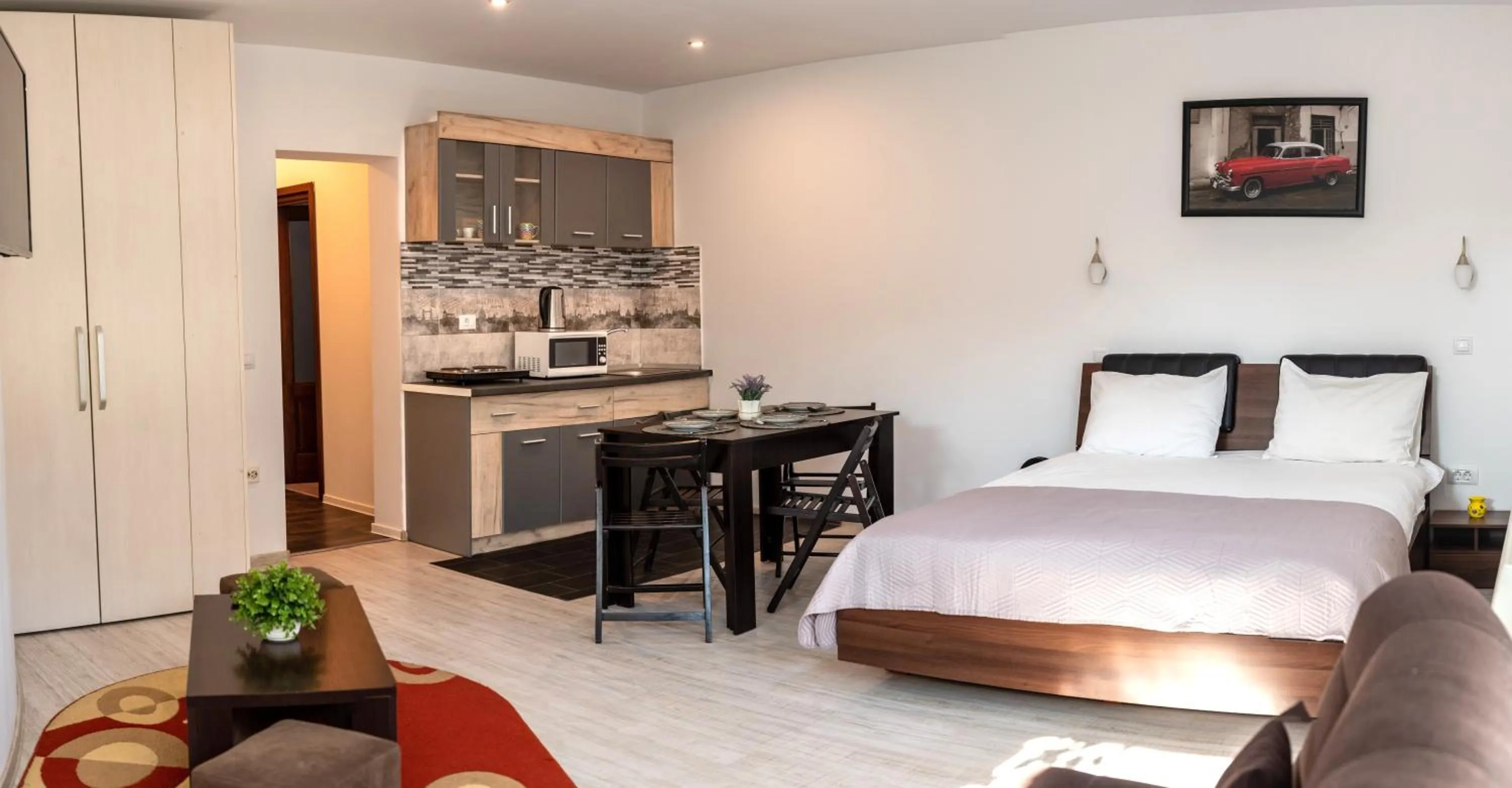 Bed in Aparthotel Metropol