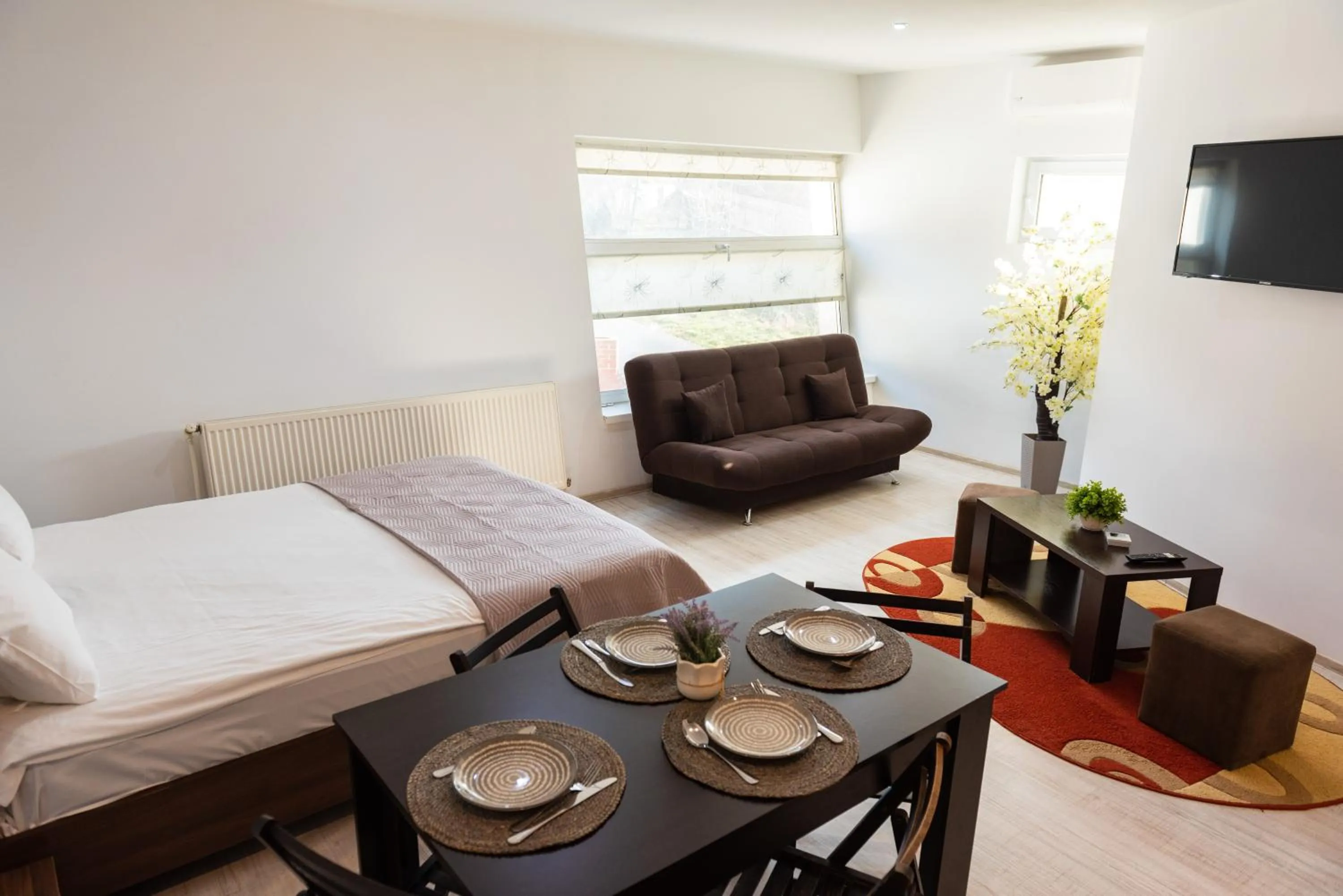 Bed in Aparthotel Metropol